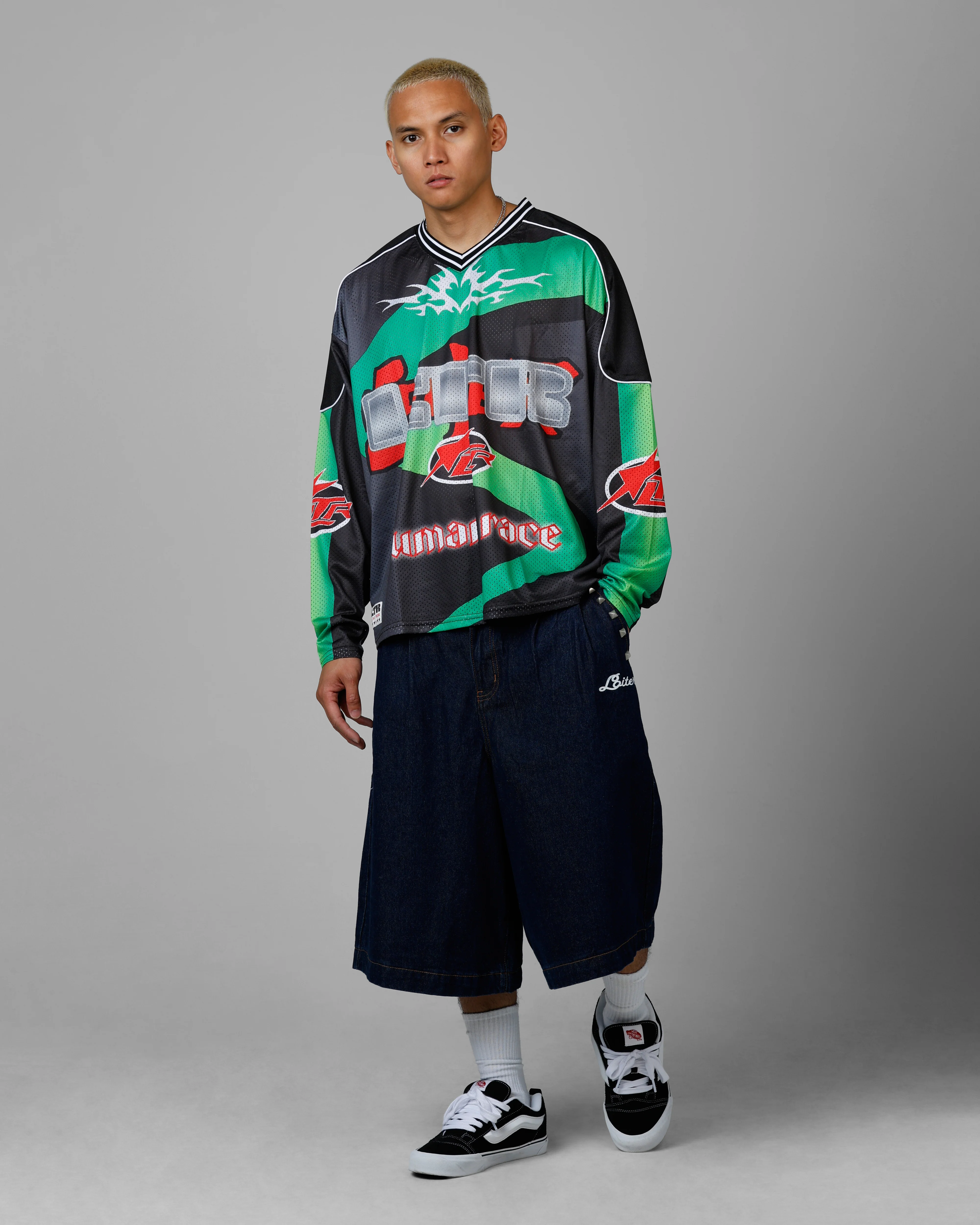 3 Quarter Shorts Dark Indigo - Image 2