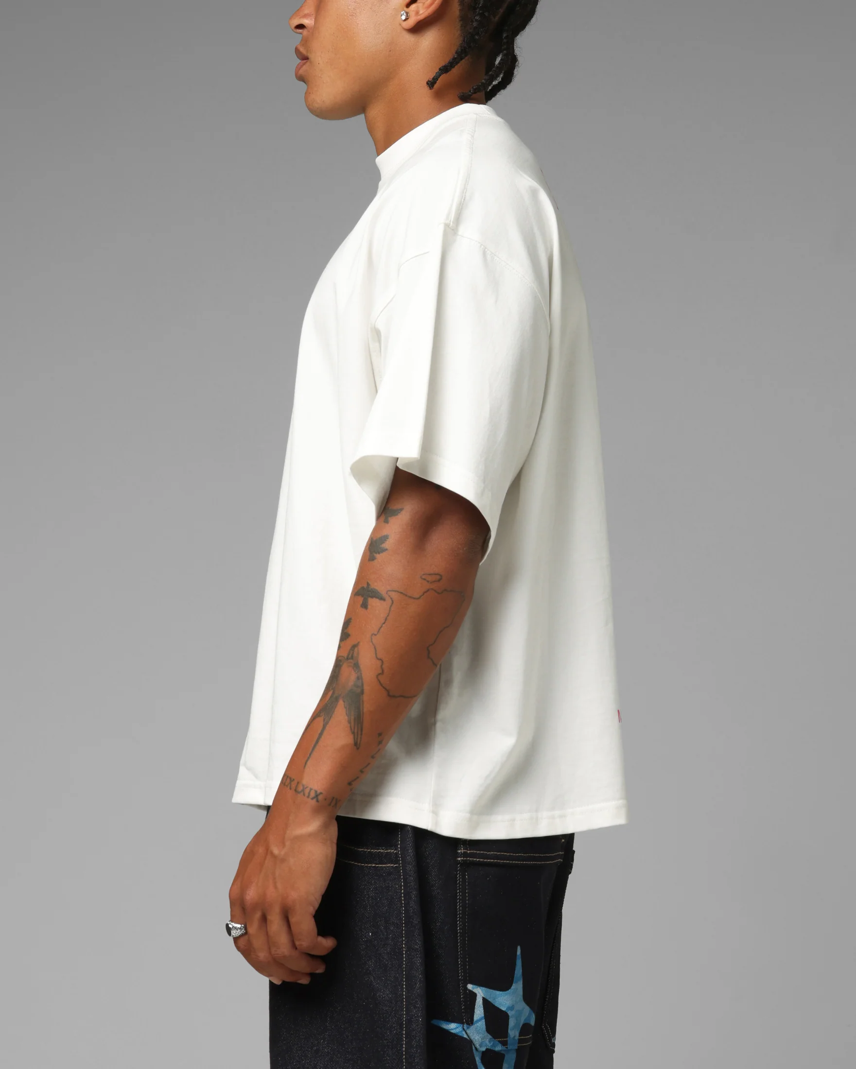 Loiter Apeezy Oversized T-Shirt Off White - Image 6