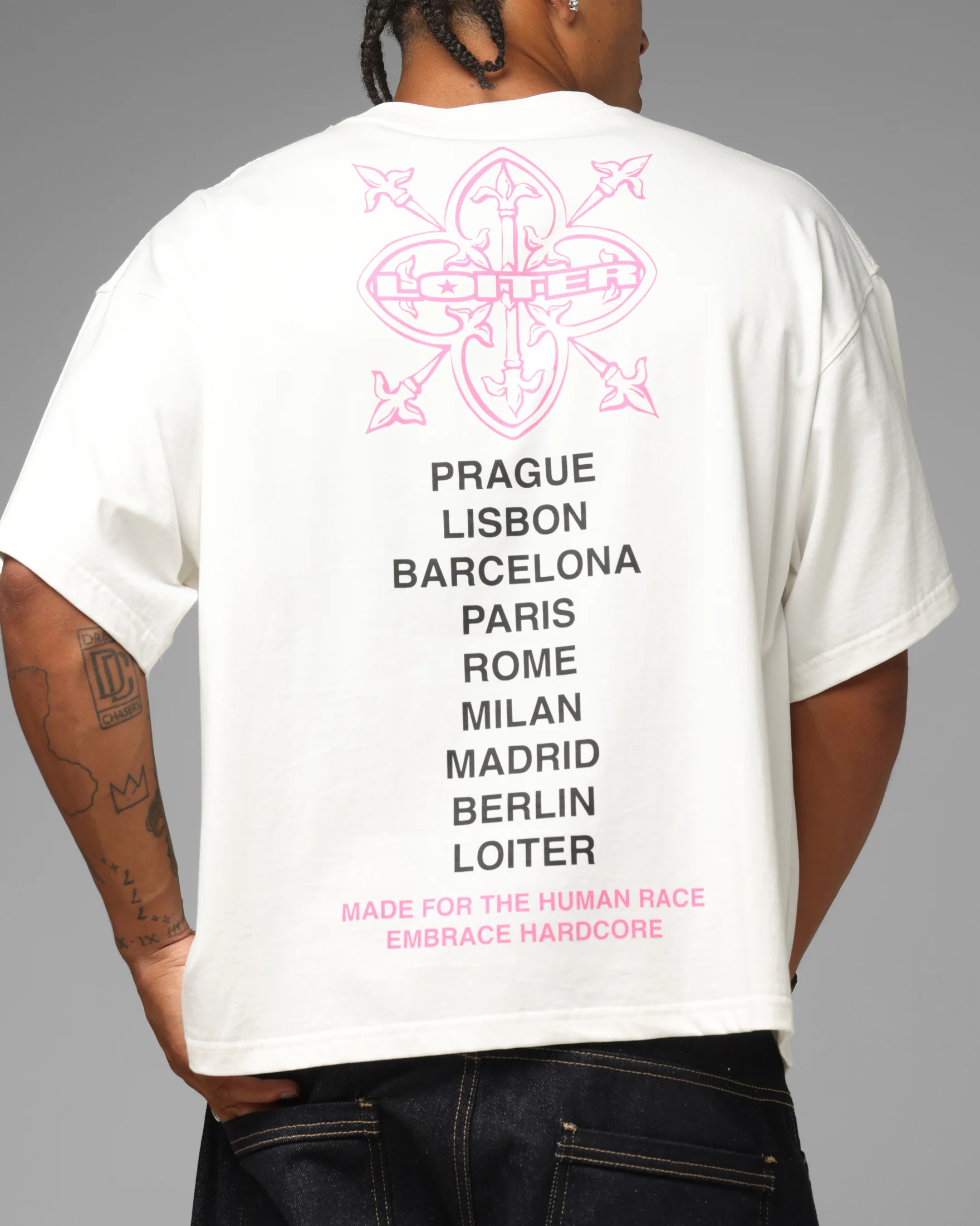 Loiter Apeezy Oversized T-Shirt Off White - Image 8
