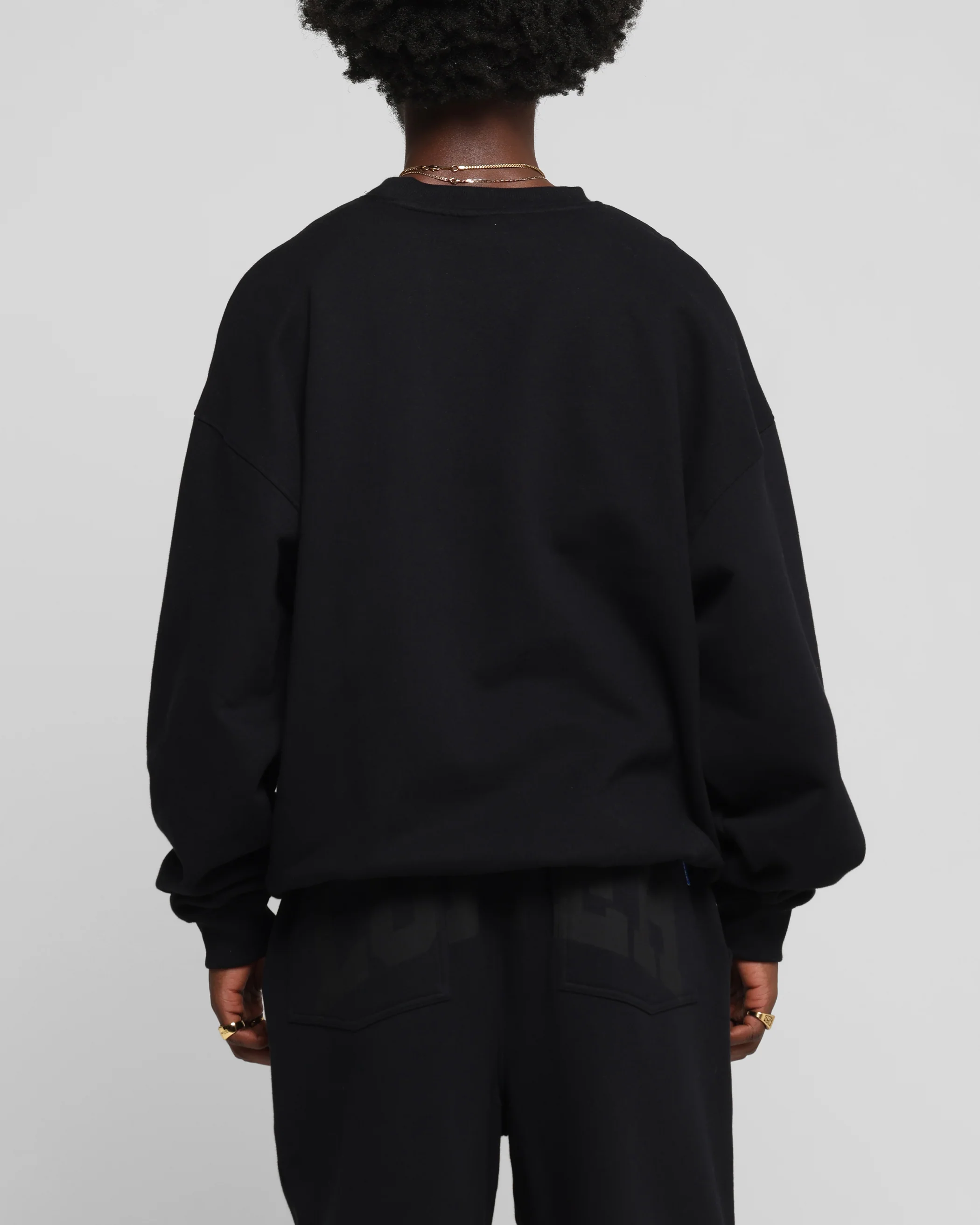 Loiter Arch Premium Crewneck Black - Image 3
