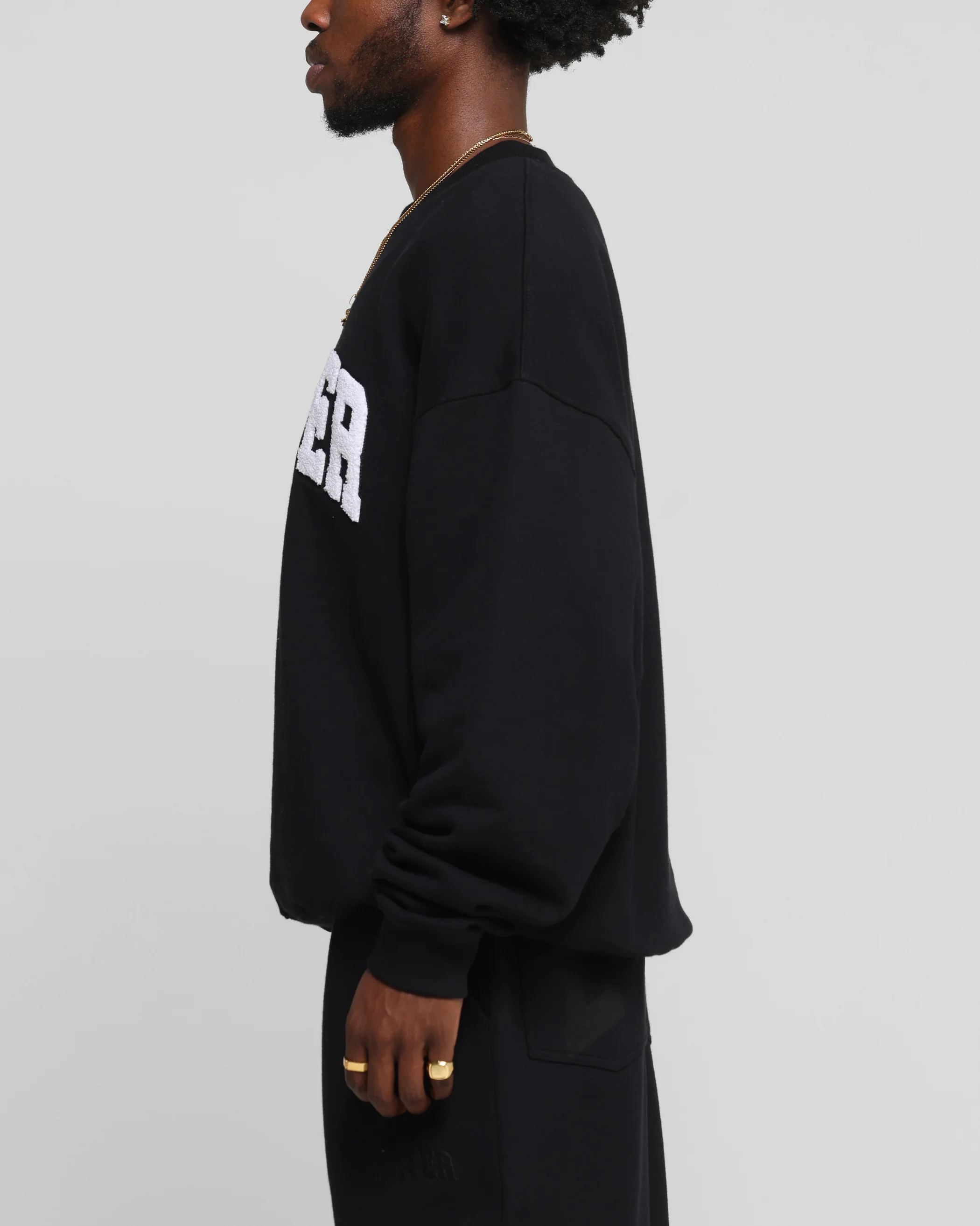 Loiter Arch Premium Crewneck Black - Image 5