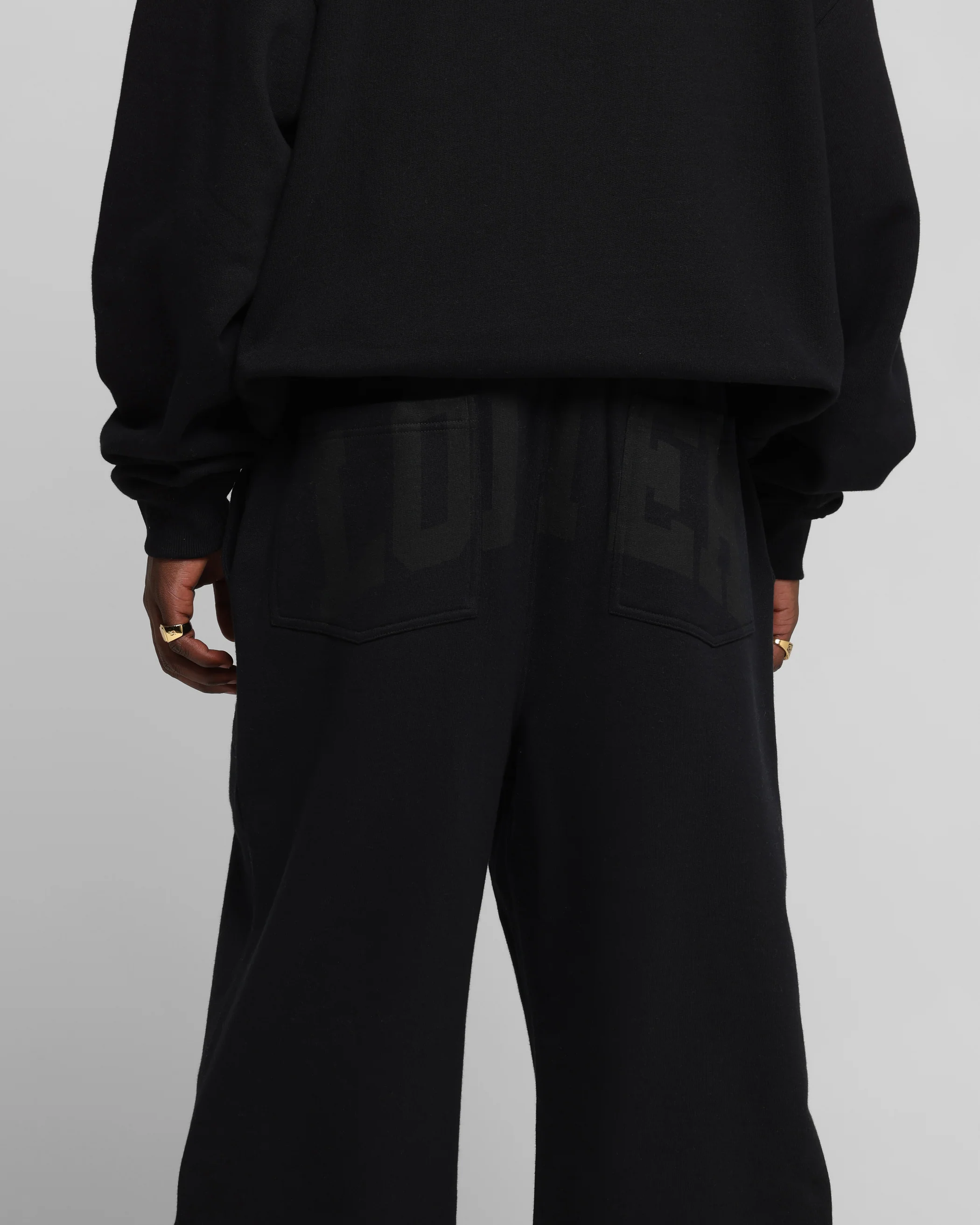 Loiter Arch Premium Sweat Pants Black - Image 3