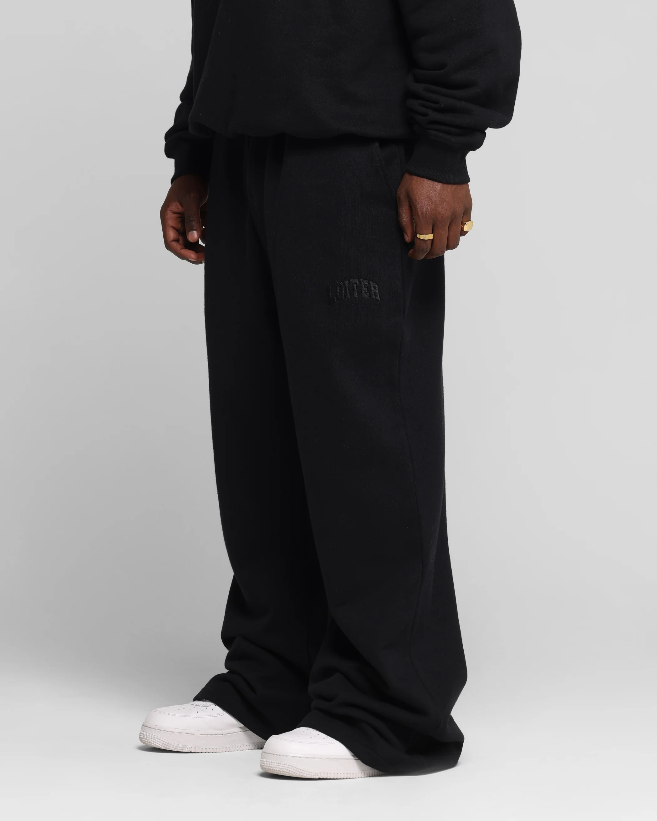 Loiter Arch Premium Sweat Pants Black - Image 6
