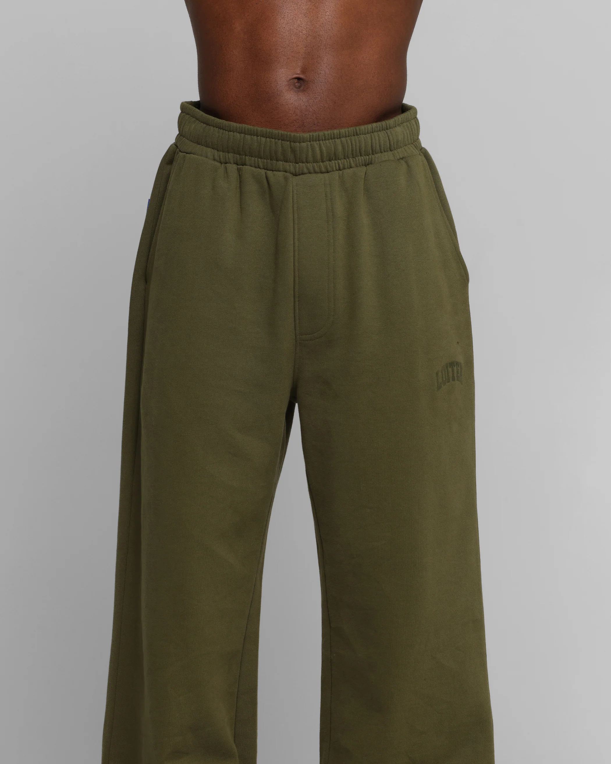 Loiter Arch Premium Sweat Pants Khaki - Image 7