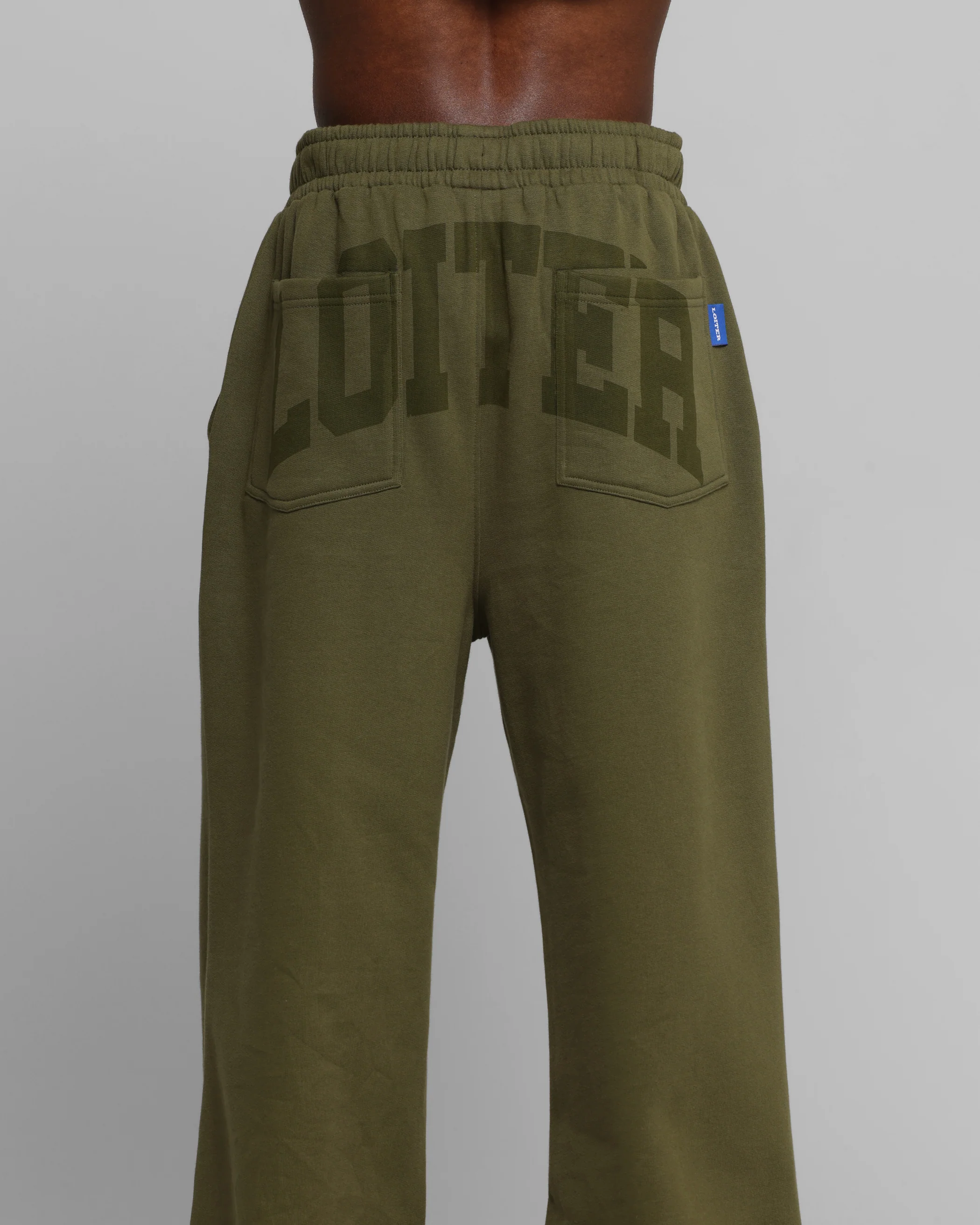 Loiter Arch Premium Sweat Pants Khaki - Image 8