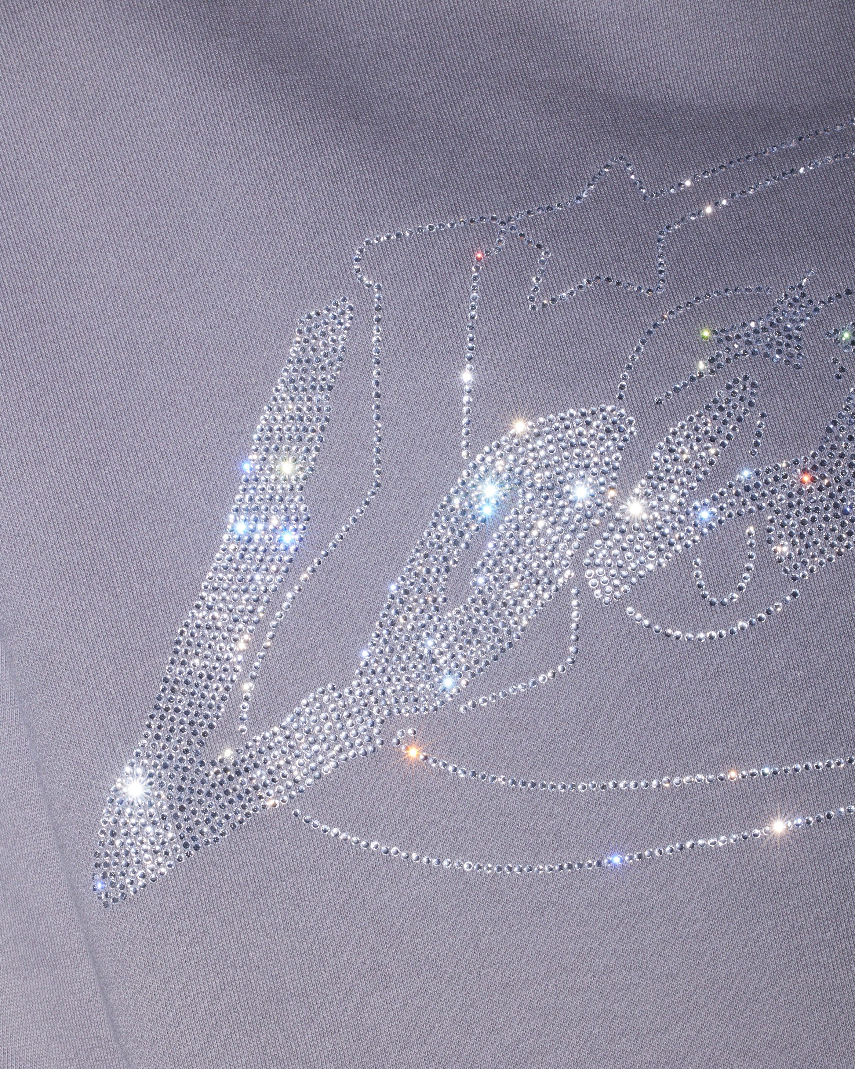 Atlantic Rhinestone Hoodie Charcoal - Image 3