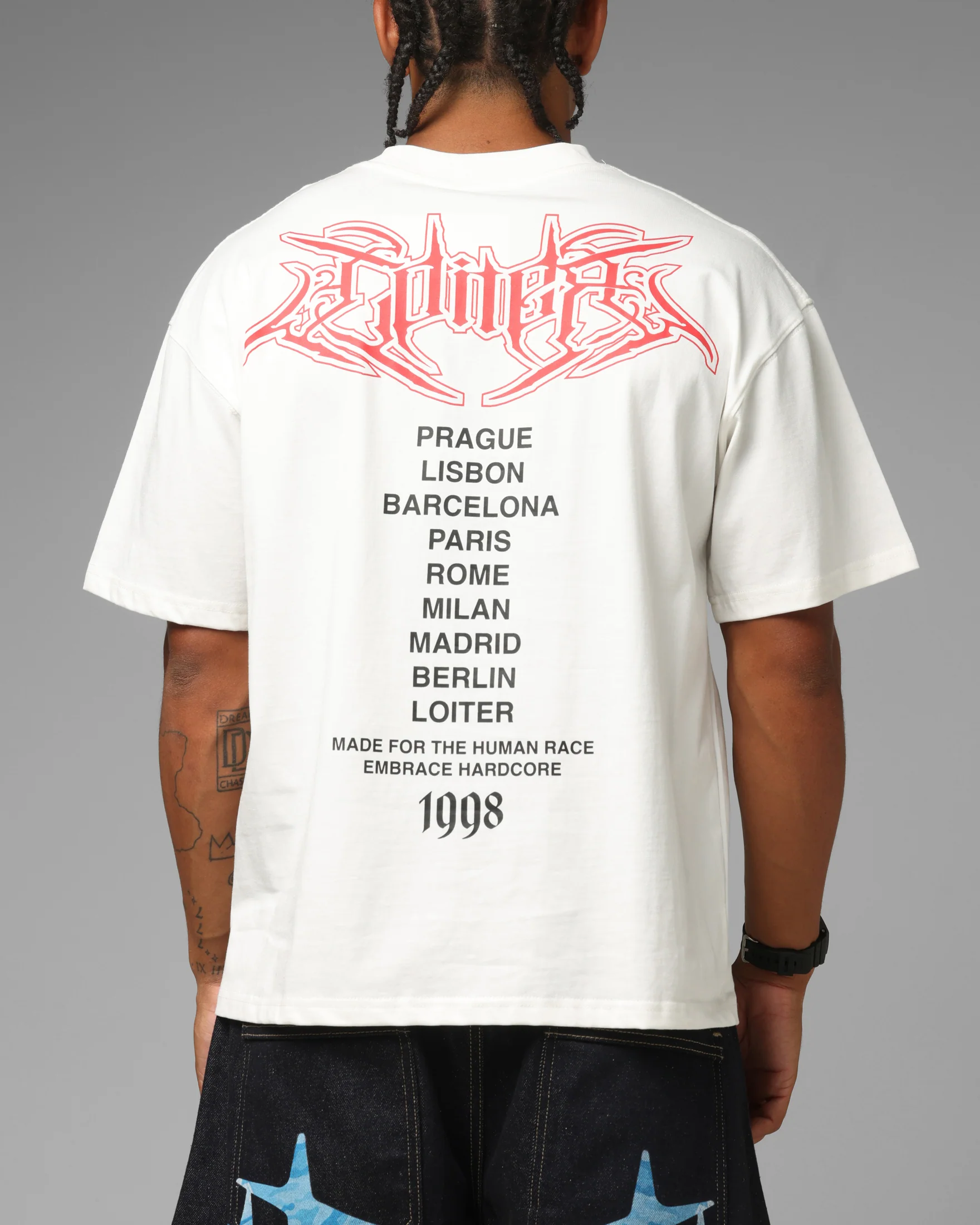 Loiter Blade T-Shirt Off White - Image 2