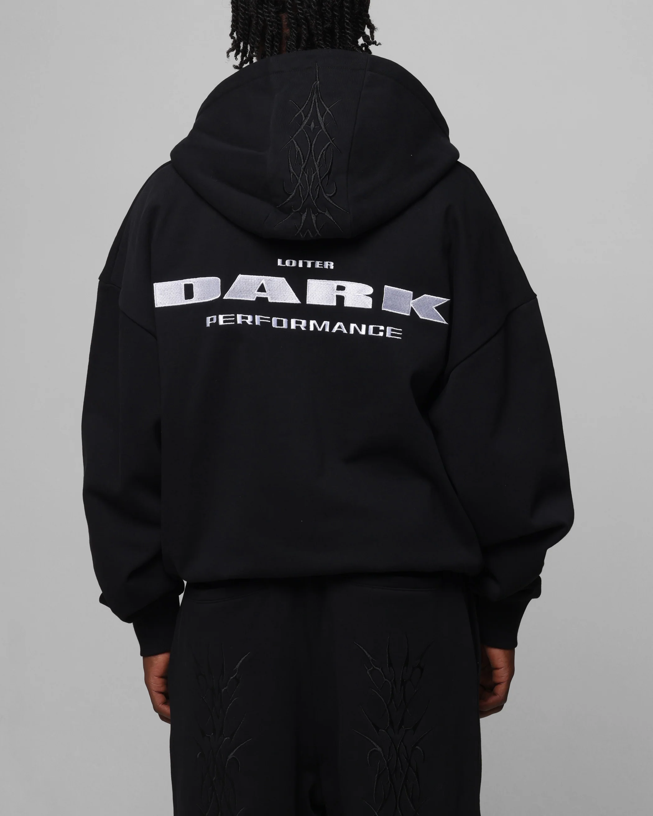 Loiter Blood Born Zip Hoodie Black - Image 2
