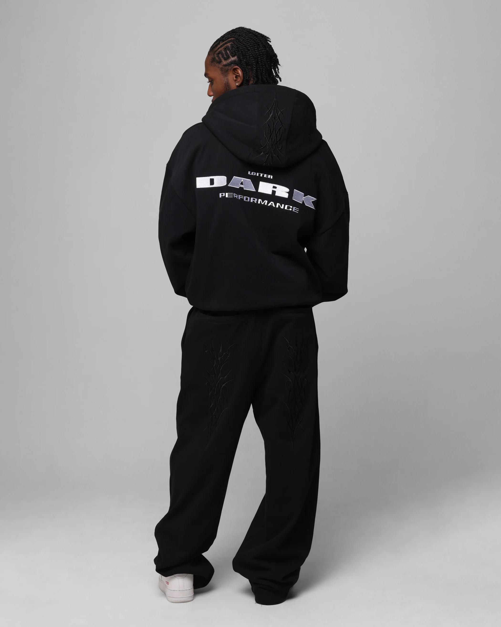 Loiter Blood Born Zip Hoodie Black - Image 4