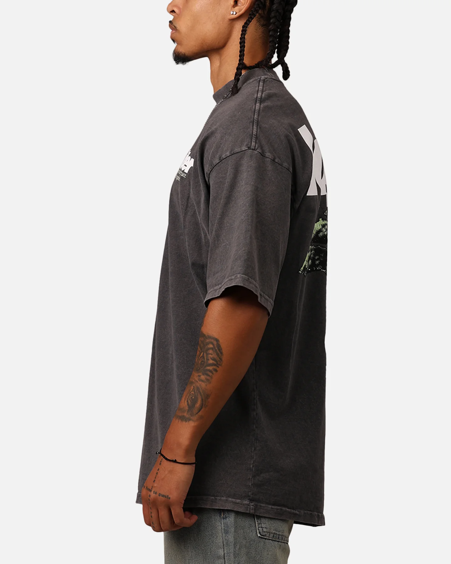 Bonsai Mock T-Shirt Charcoal - Image 5