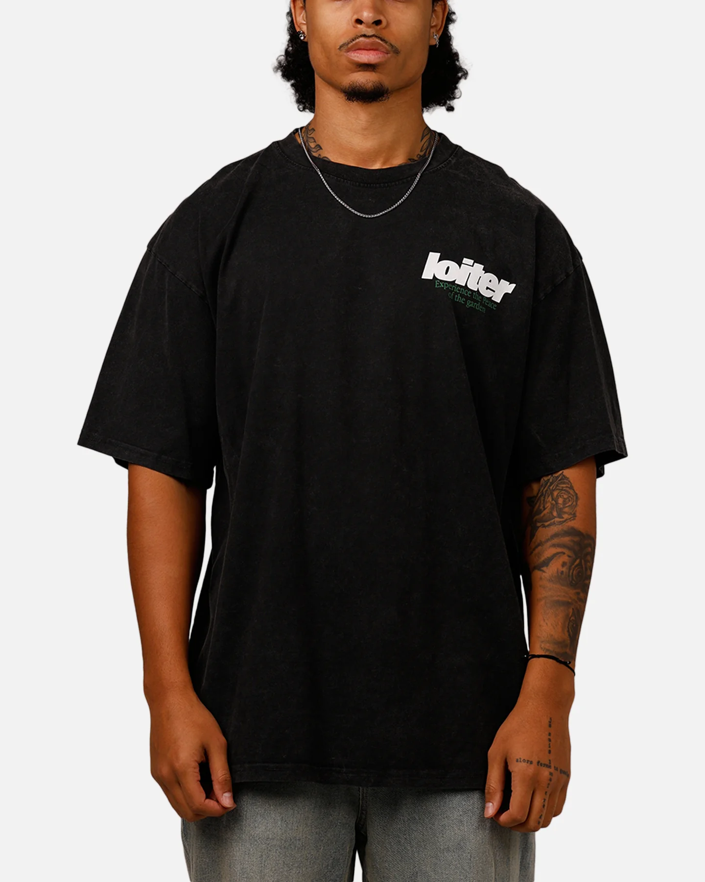Bonsai T-Shirt Black Acidwash - Image 2