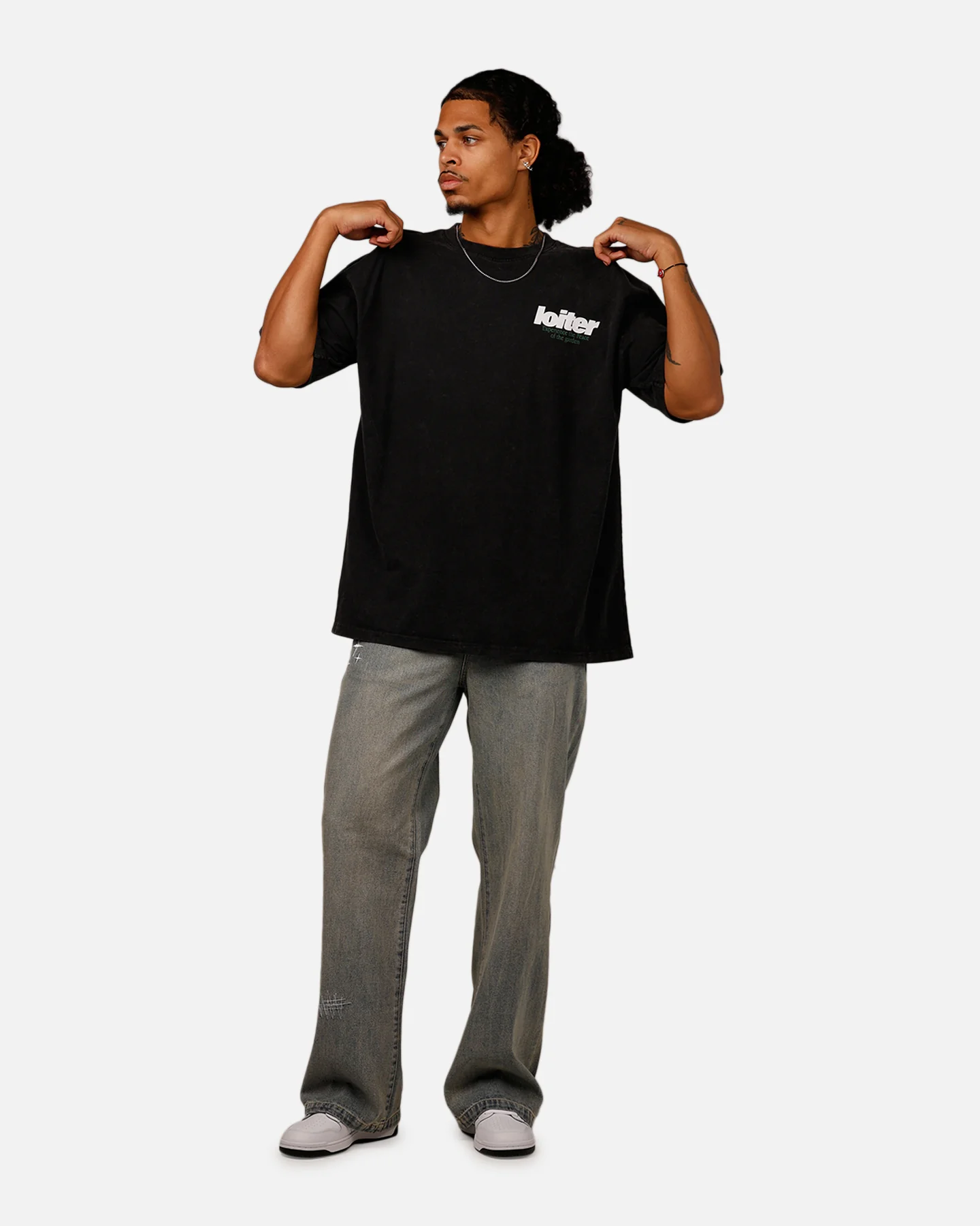 Bonsai T-Shirt Black Acidwash - Image 3