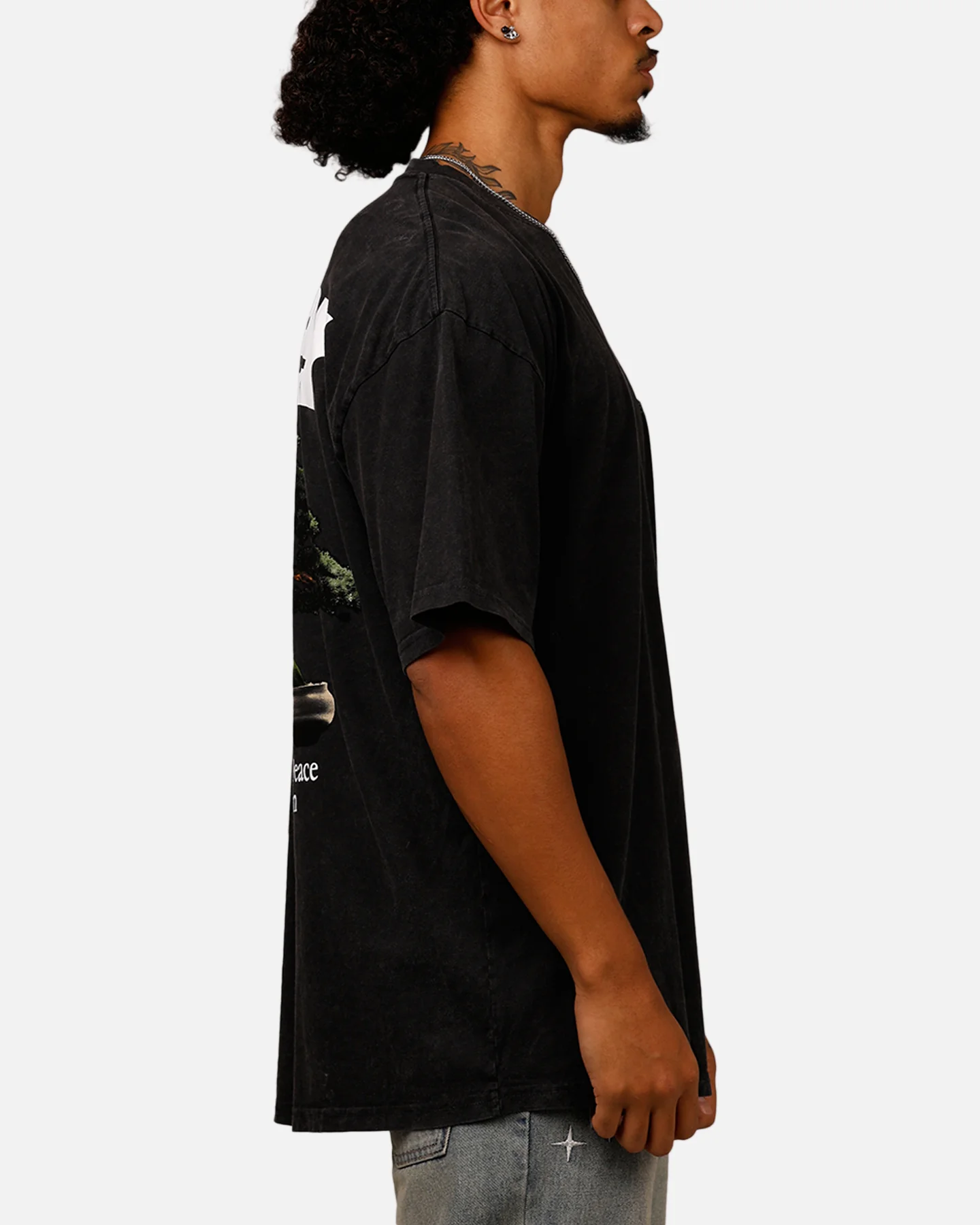 Bonsai T-Shirt Black Acidwash - Image 4