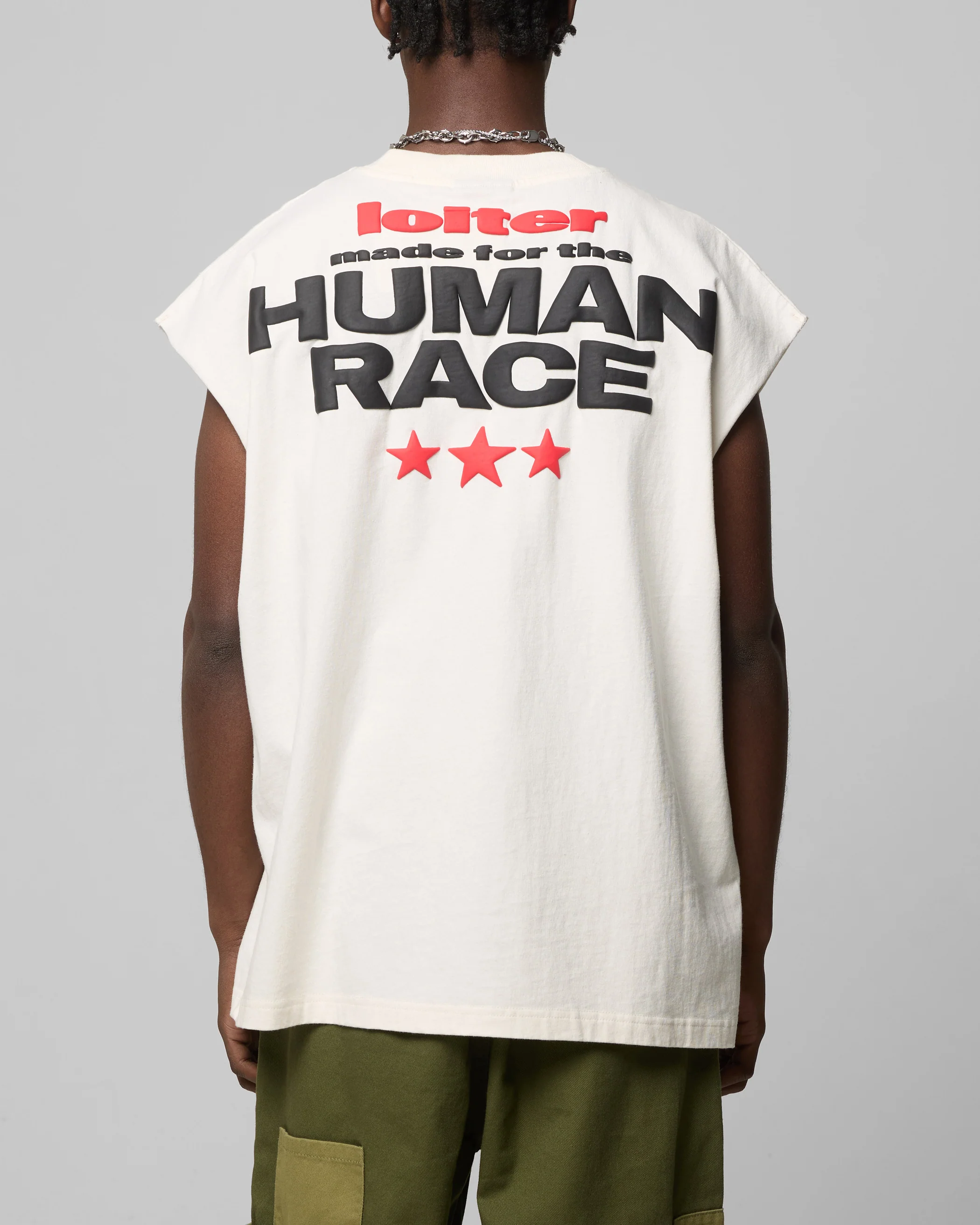 Celestial Muscle T-Shirt Off White - Image 2