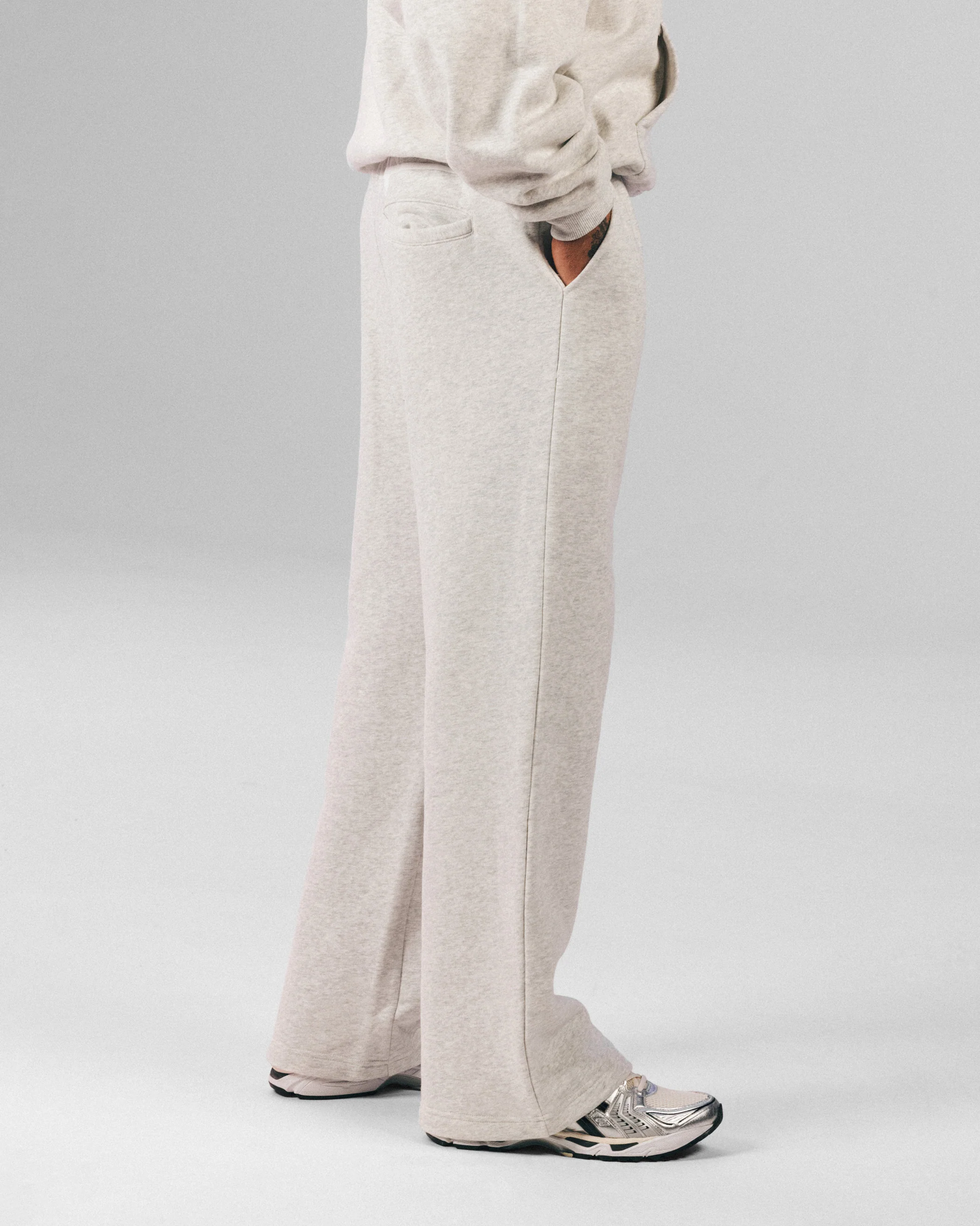 Loiter Celestial Sweat Pants Light Grey Marl - Image 5