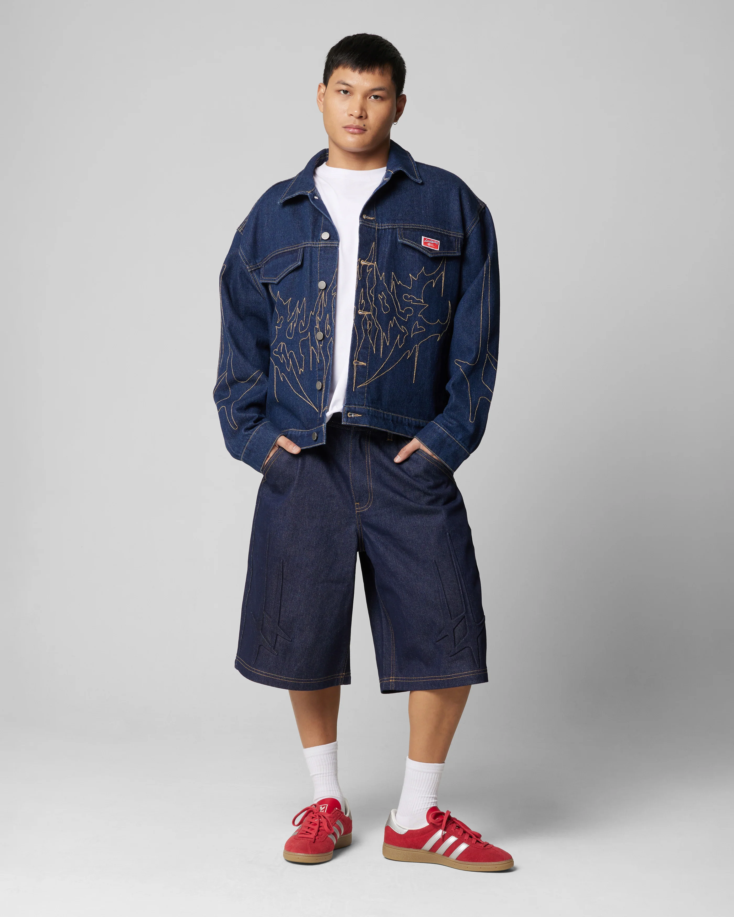 Loiter Chaos Denim Jacket Indigo - Image 3