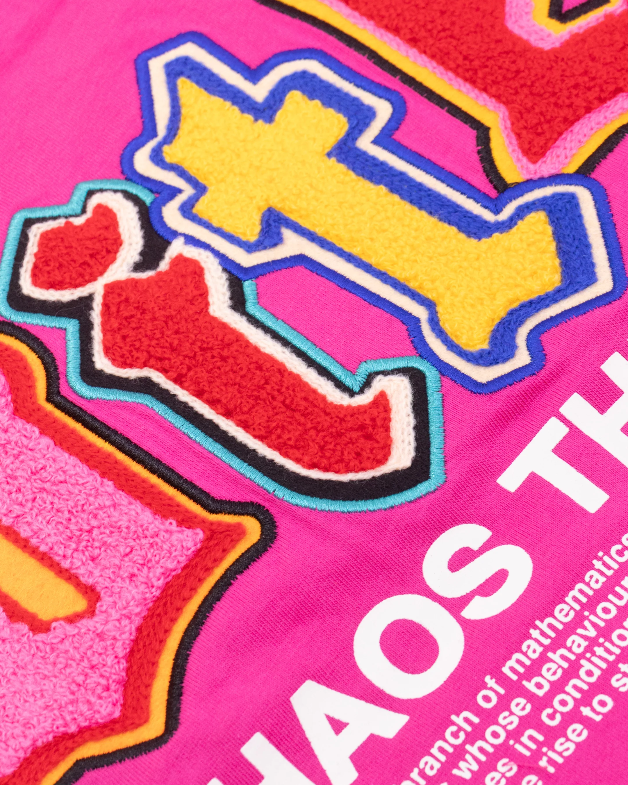 Loiter Chaos Theory T-Shirt Hot Pink - Image 2