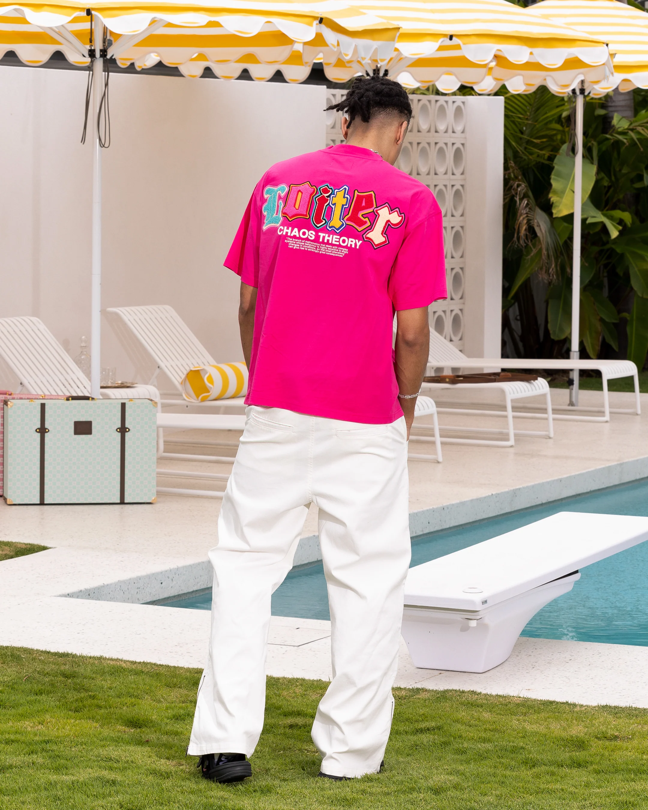 Loiter Chaos Theory T-Shirt Hot Pink - Image 9