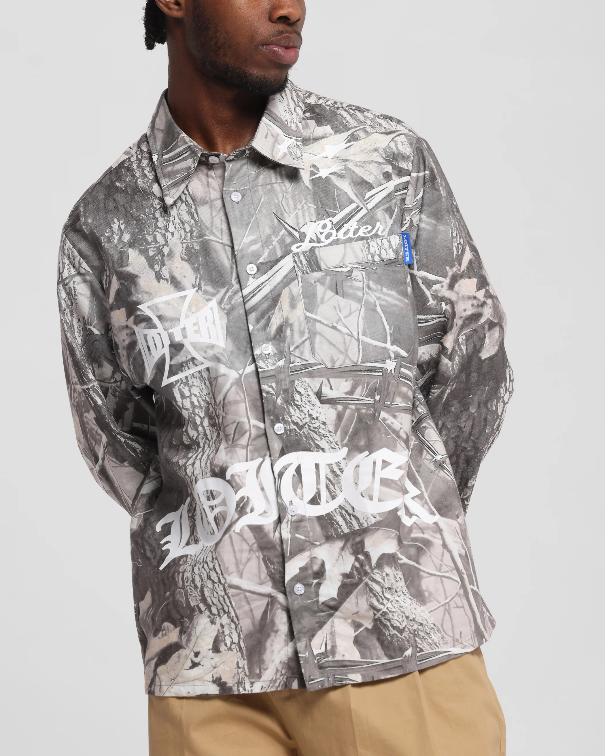 Loiter Chopper Long Sleeve Shirt Real Tree Camo - Image 7
