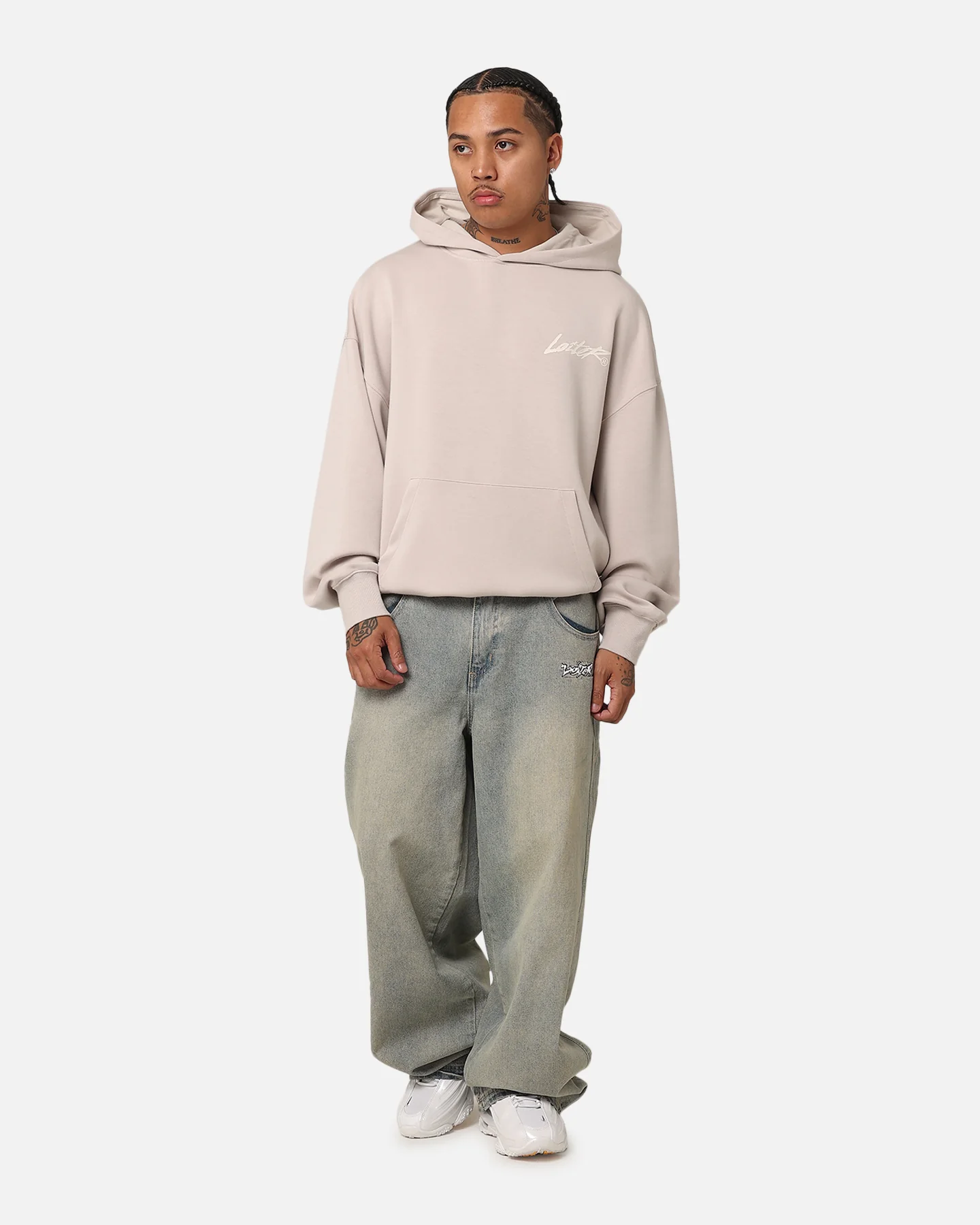 Loiter Chroma Premium Hoodie Tan - Image 4