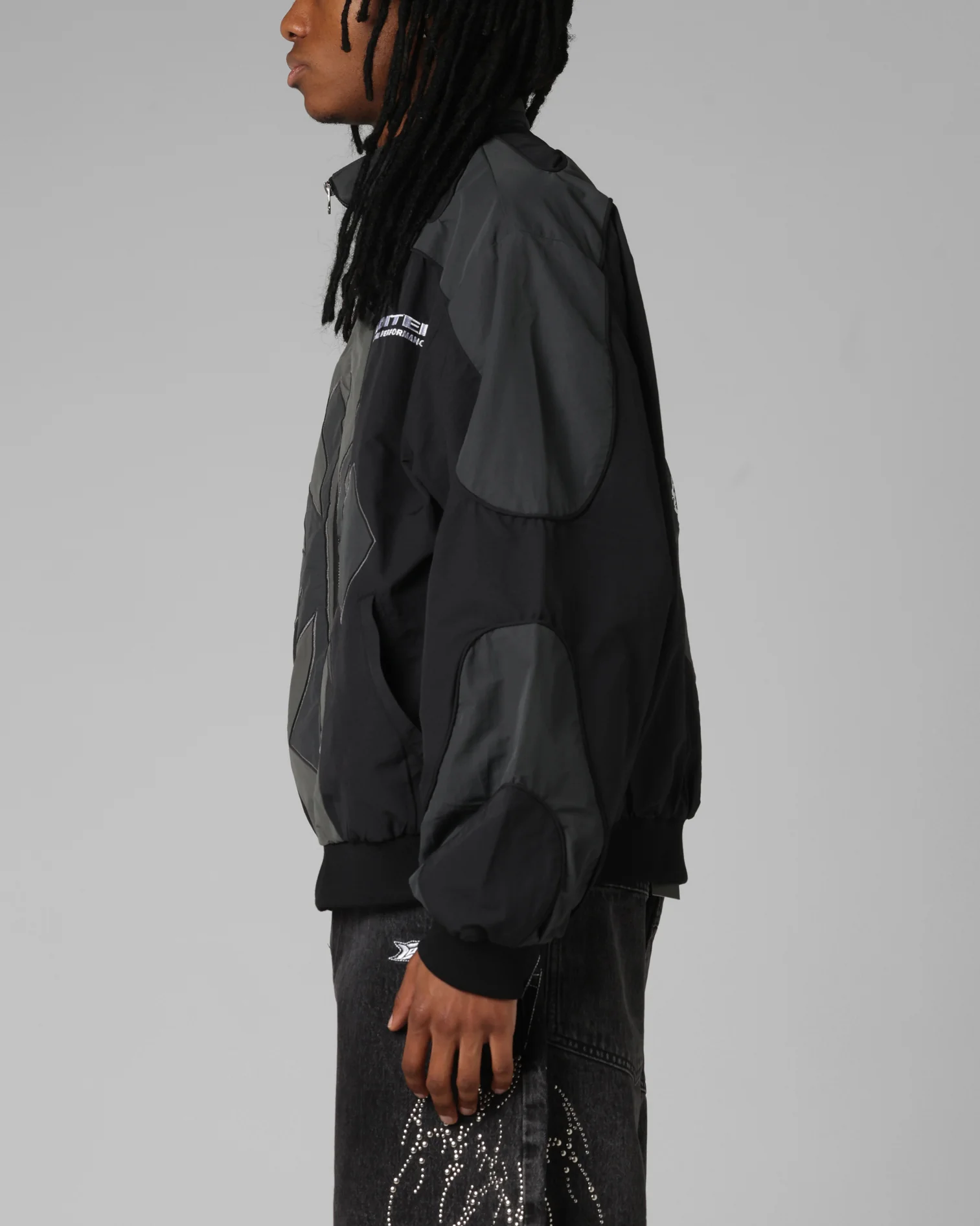 Loiter Club Classic Track Jacket Black - Image 6