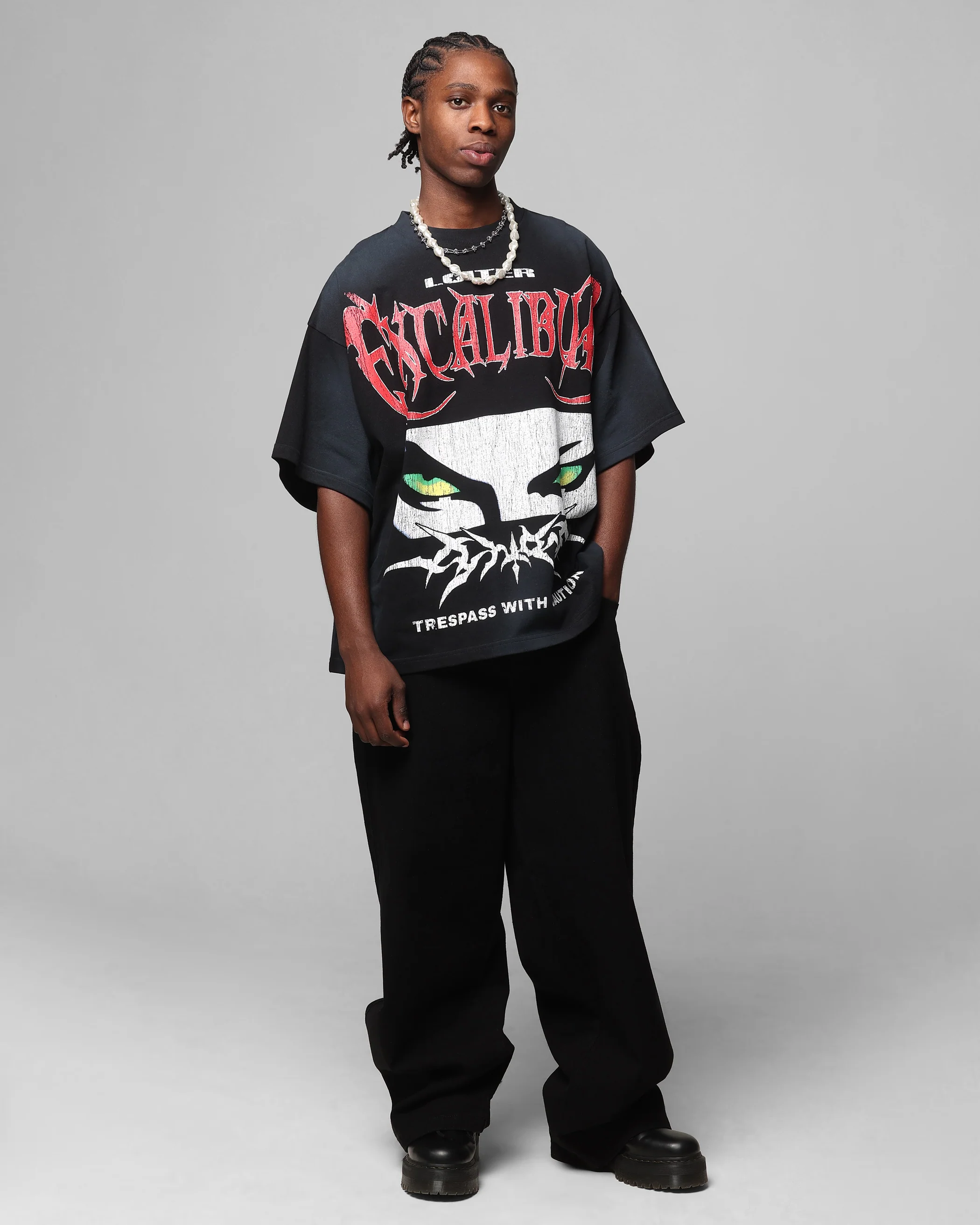 Loiter Collateral Baggy Jeans Black - Image 2