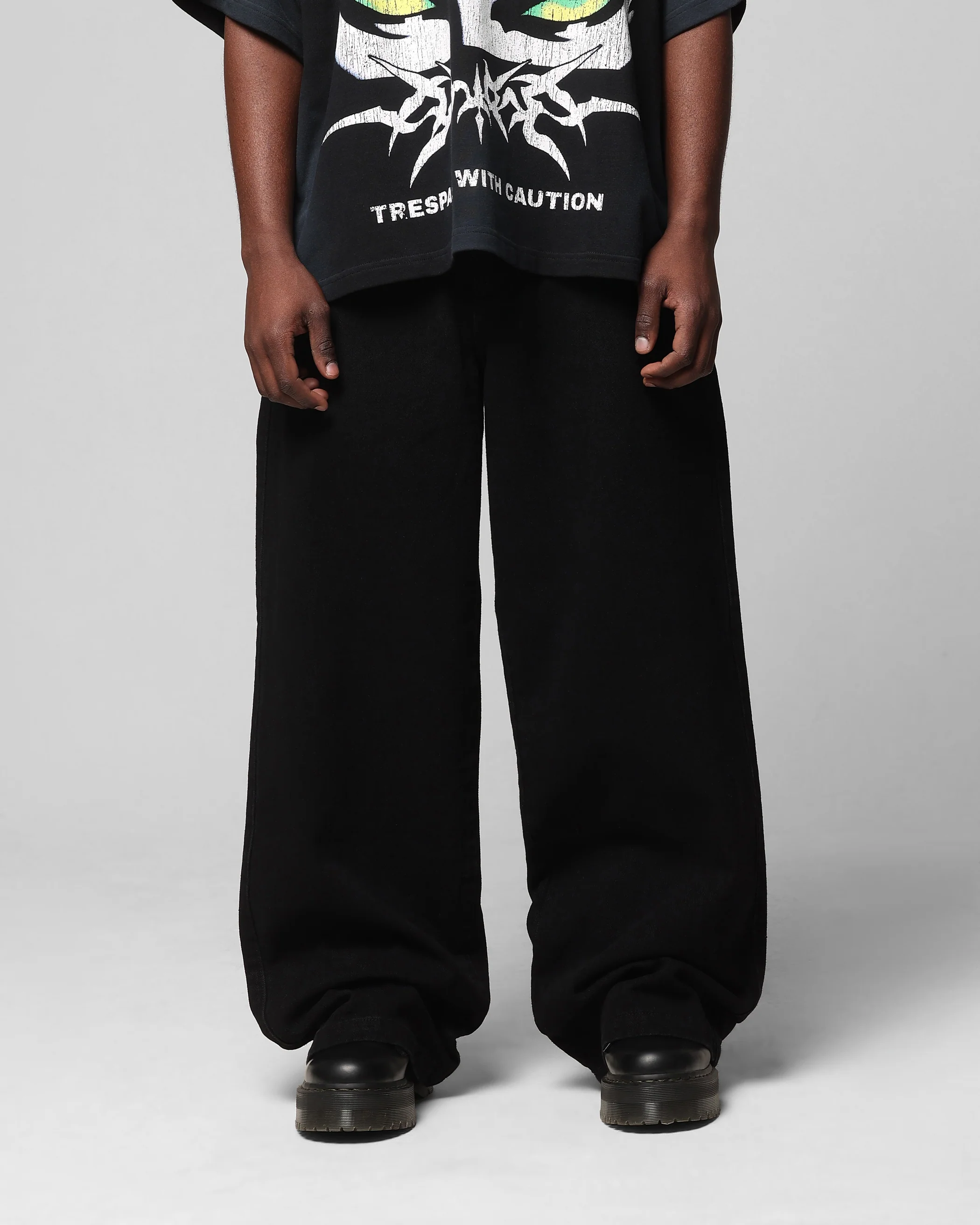 Loiter Collateral Baggy Jeans Black - Image 5