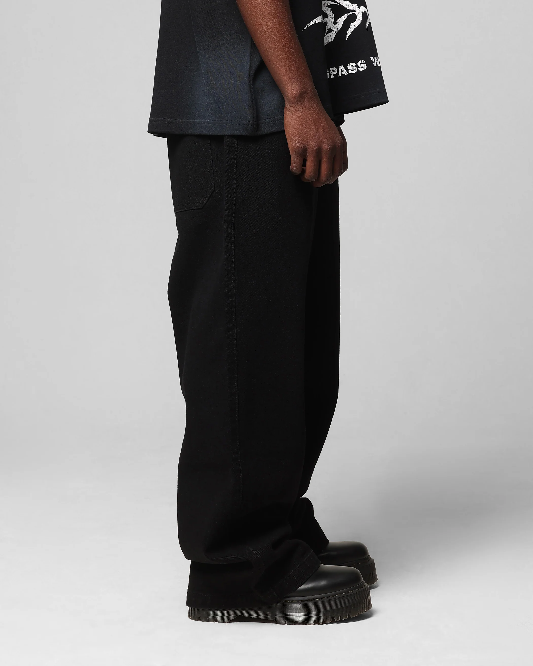 Loiter Collateral Baggy Jeans Black - Image 6