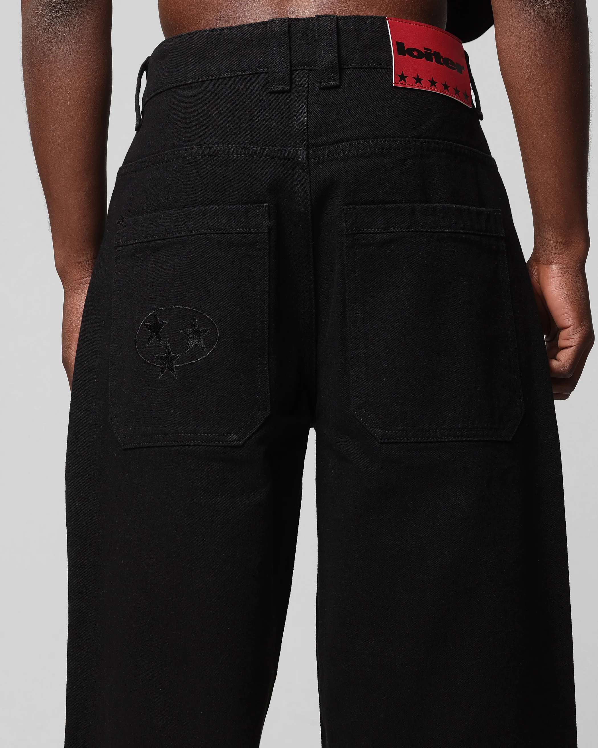 Loiter Collateral Baggy Jeans Black - Image 8