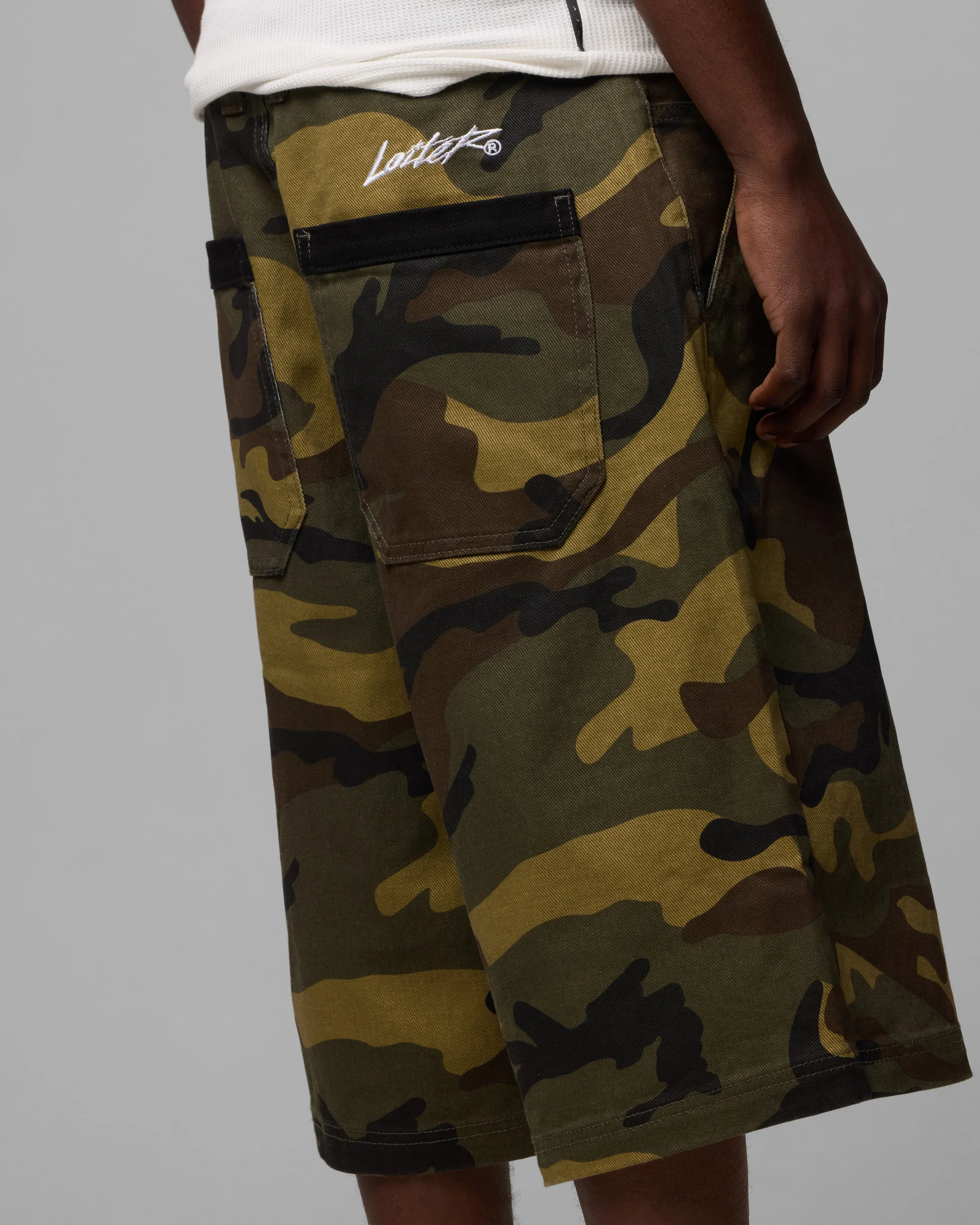 Loiter Collateral Jorts Woodland Camo - Image 3