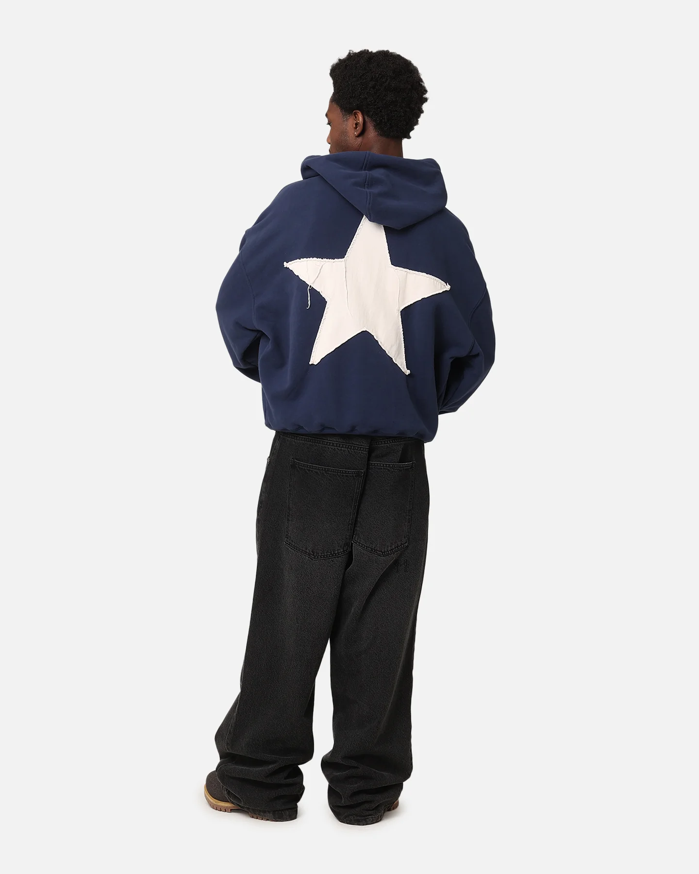 Loiter College Dropout Hoodie Navy - Image 4
