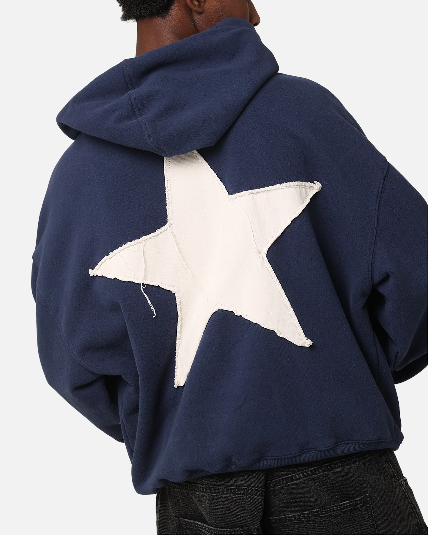 Loiter College Dropout Hoodie Navy - Image 8