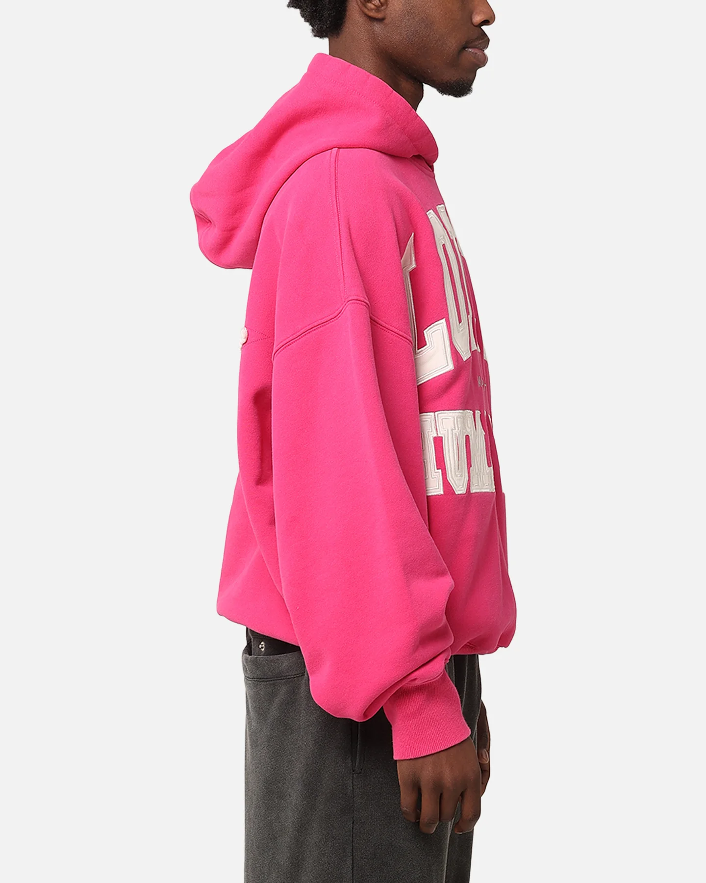 Loiter College Dropout Hoodie Pink - Image 5