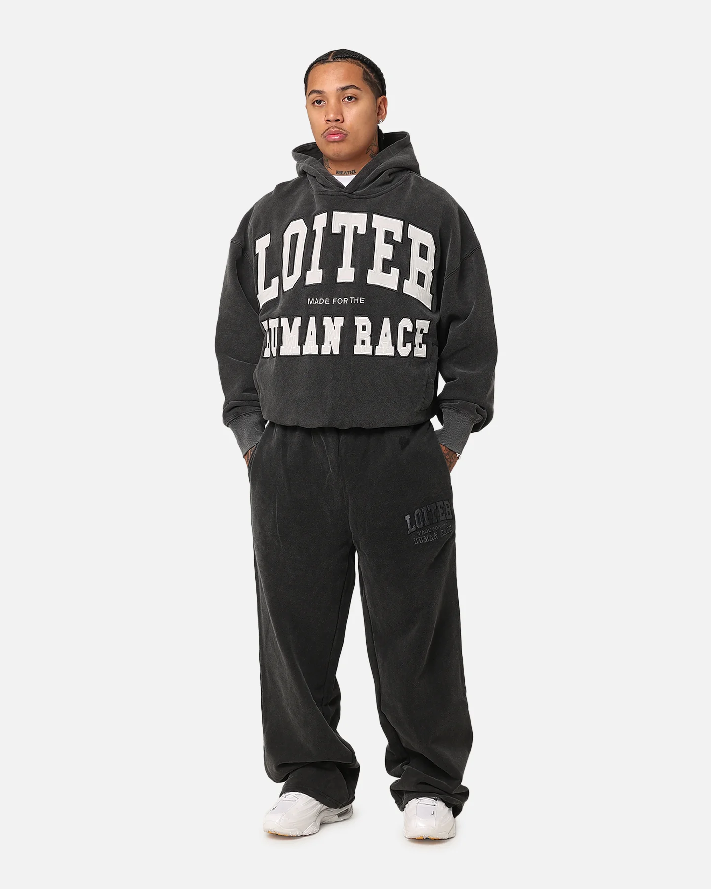 College Dropout Hoodie Washed Black - Image 3