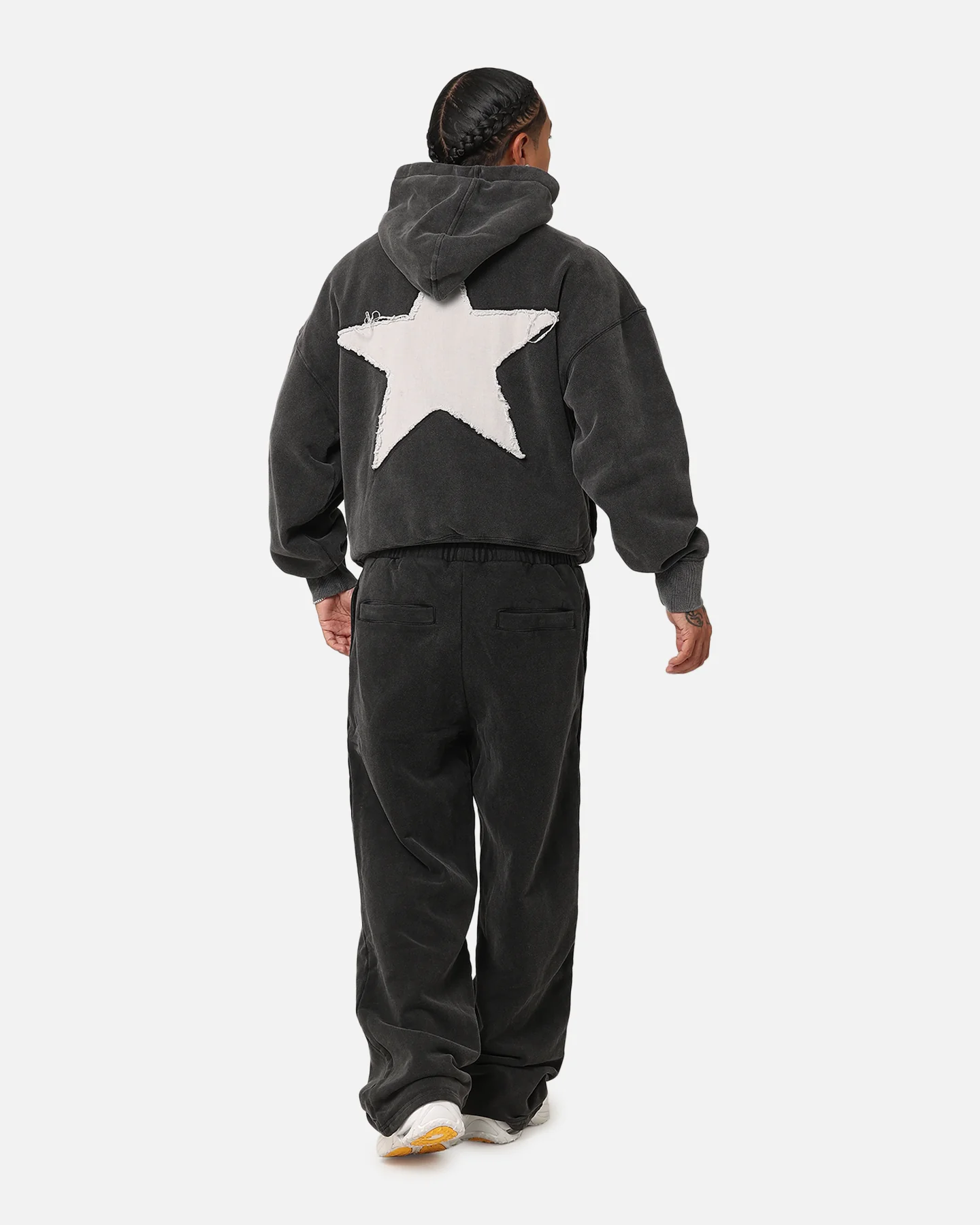 College Dropout Hoodie Washed Black - Image 4