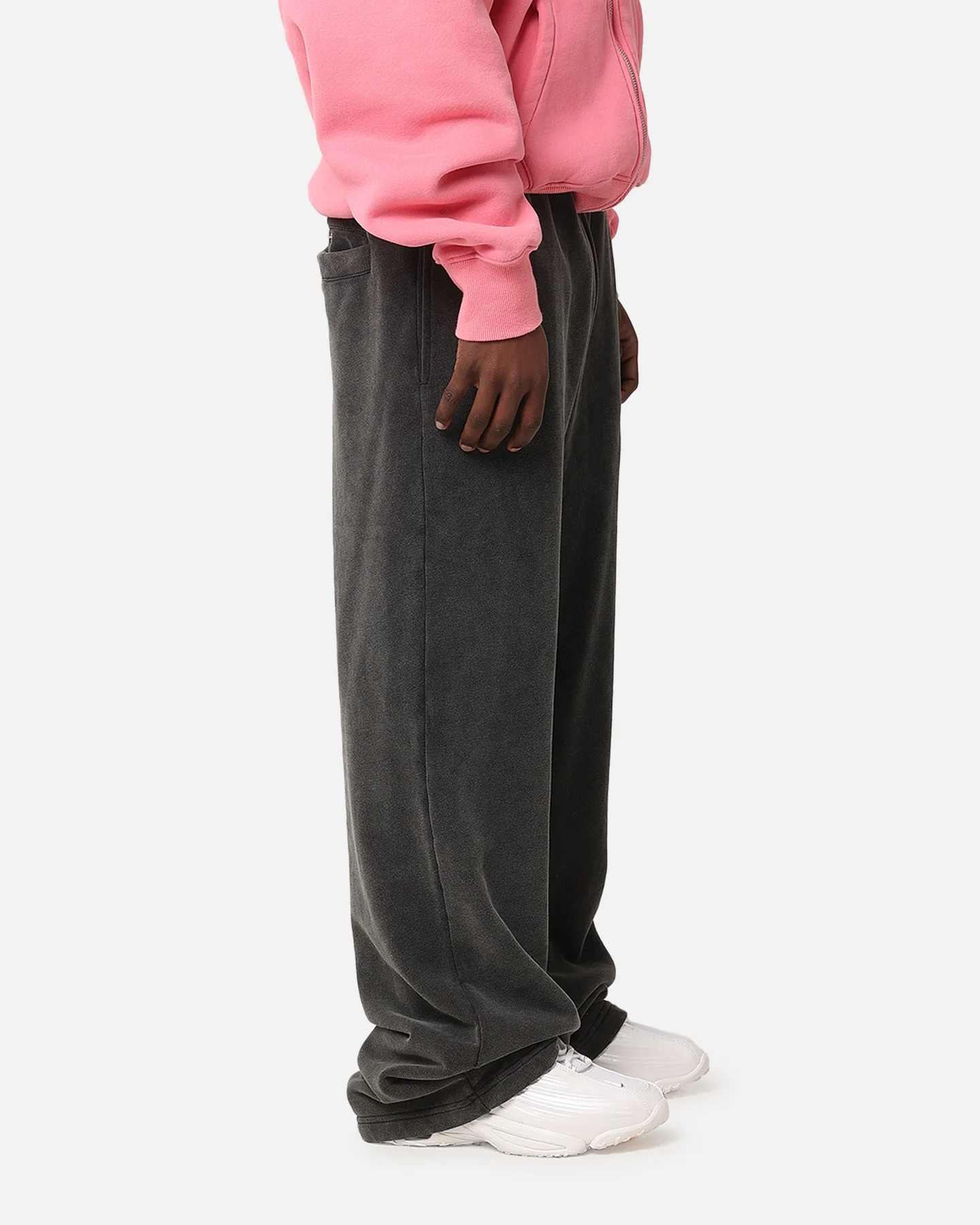 Loiter College Dropout Trackpants Washed Black - Image 5