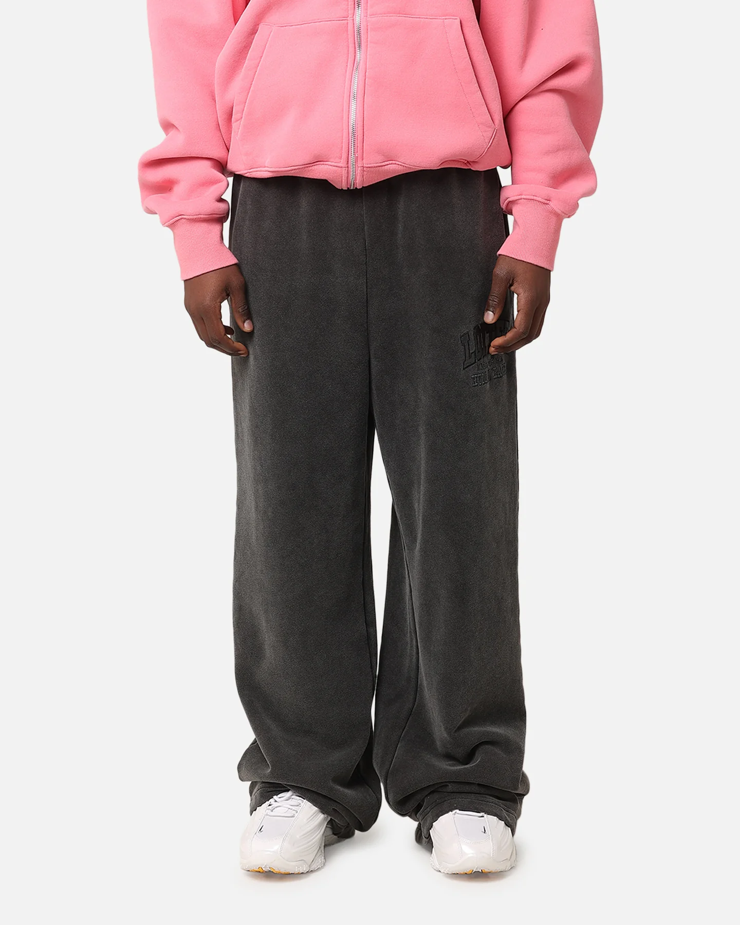Loiter College Dropout Trackpants Washed Black - Image 6