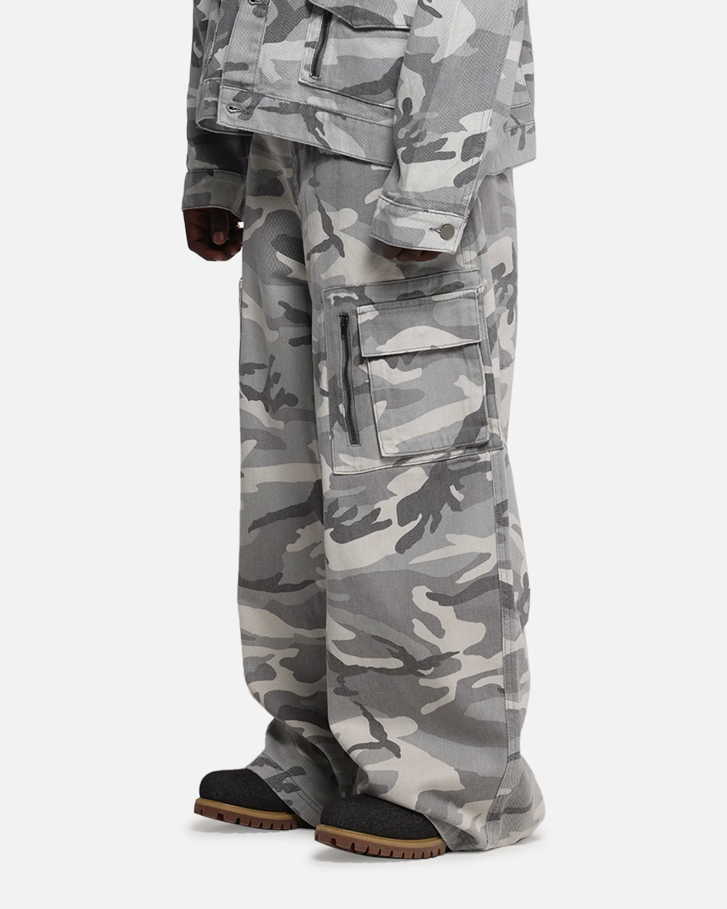 Loiter Combat Cargo Pants Snow Camo - Image 5