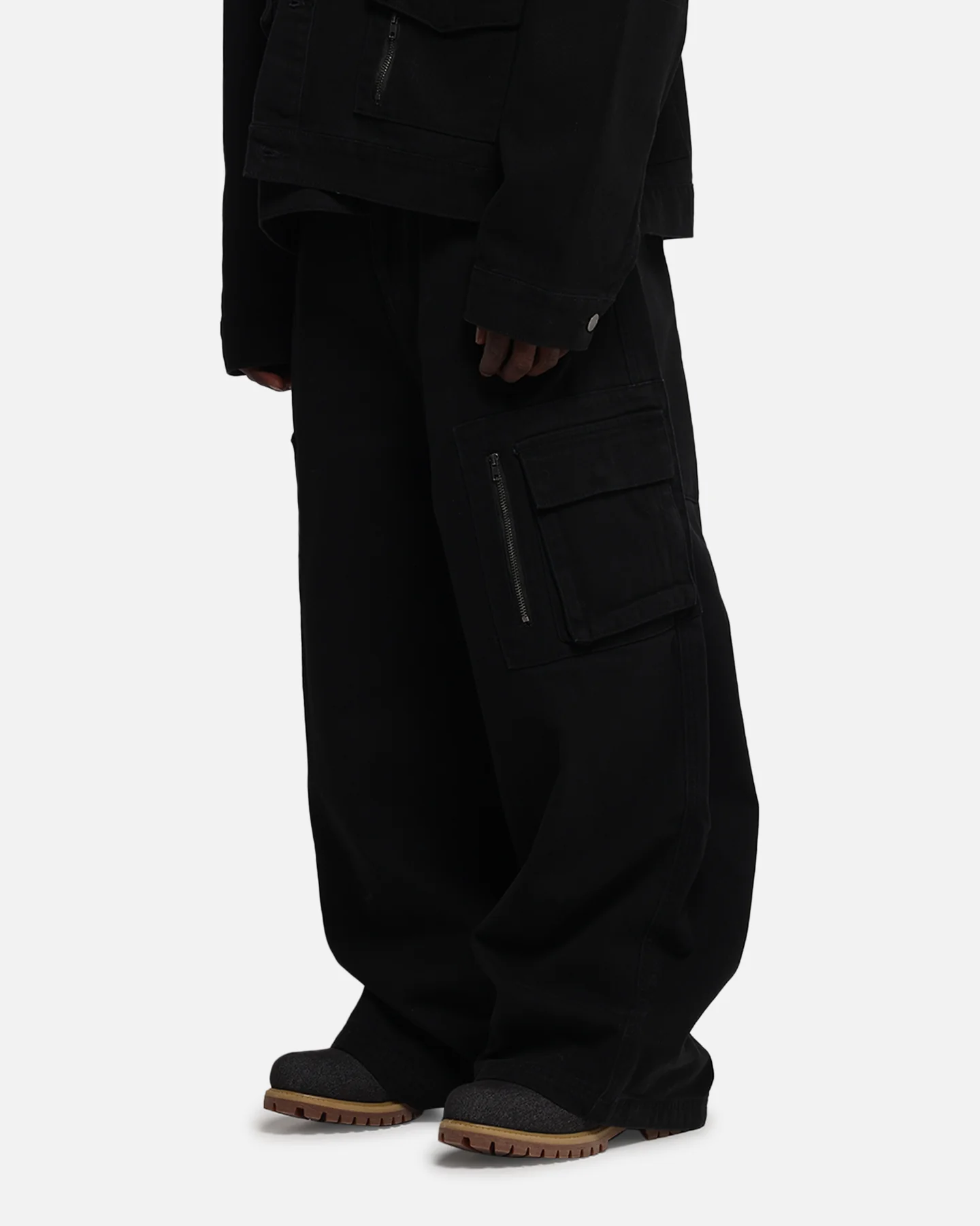 Loiter Combat Cargo Pants Washed Black - Image 6
