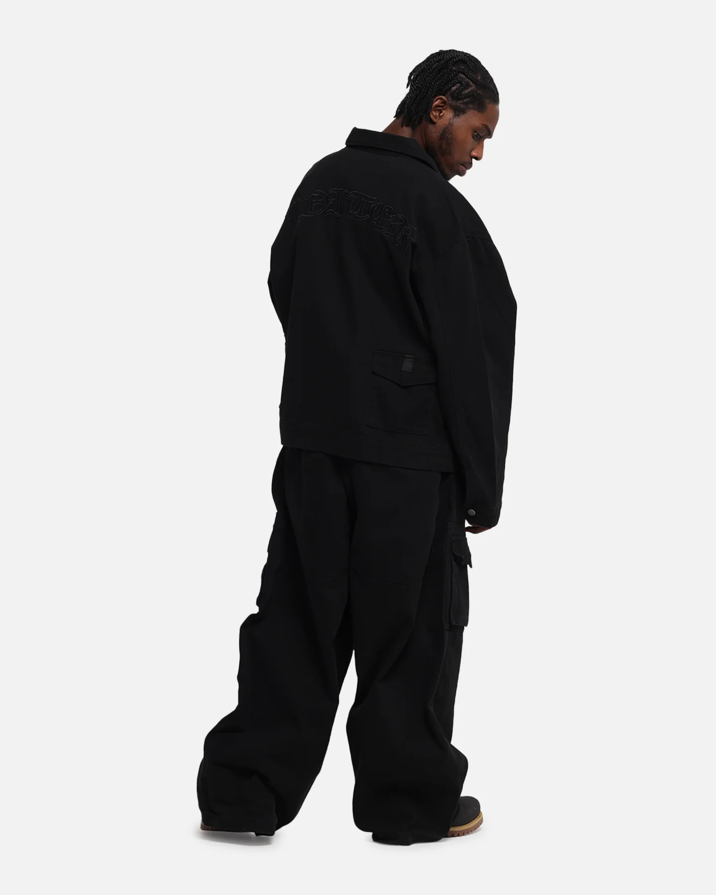 Loiter Combat Utility Jacket Washed Black - Image 4