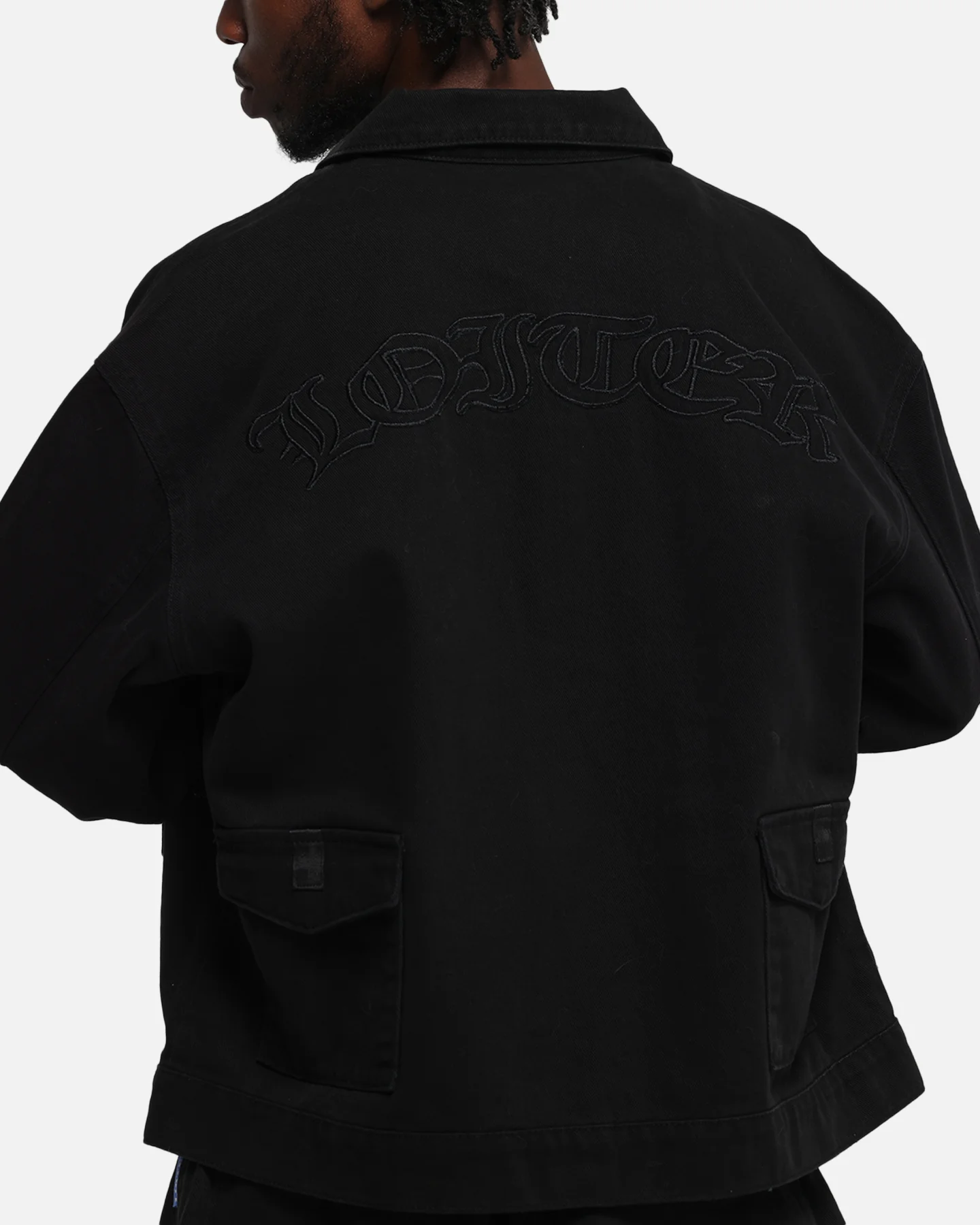 Loiter Combat Utility Jacket Washed Black - Image 7