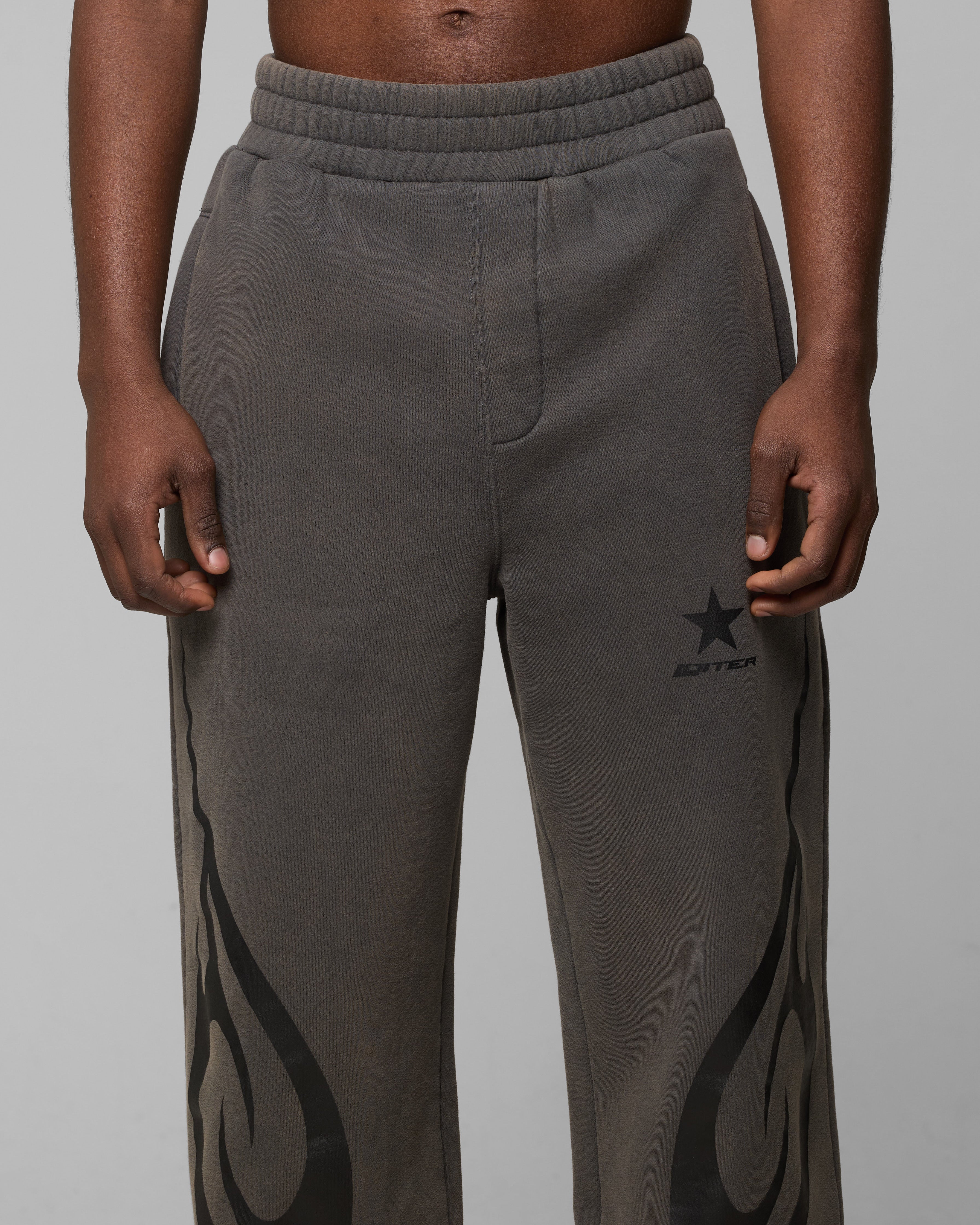 Loiter Cyber Sweat Pants Charcoal - Image 7