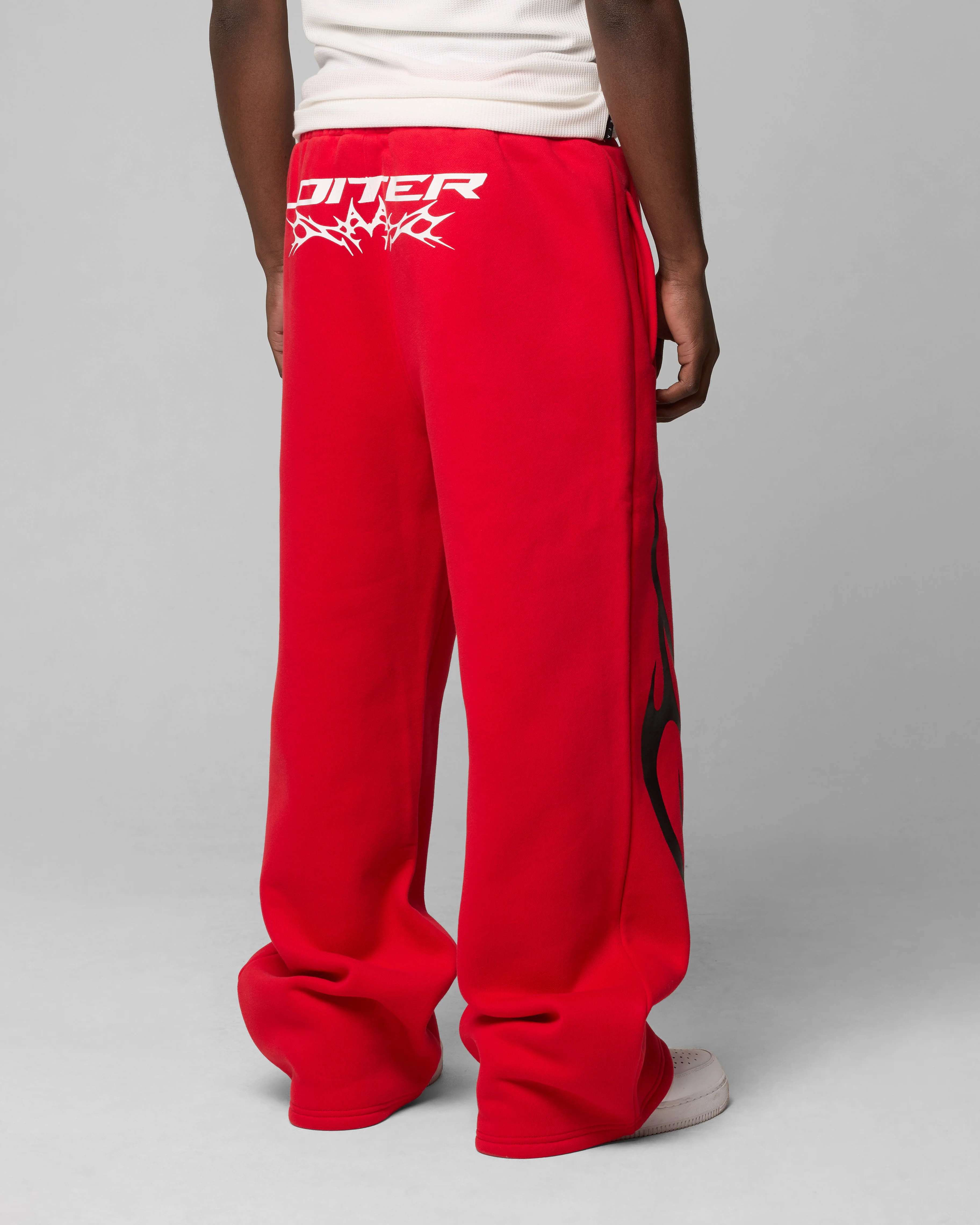 Loiter Cyber Sweat Pants Red - Image 5