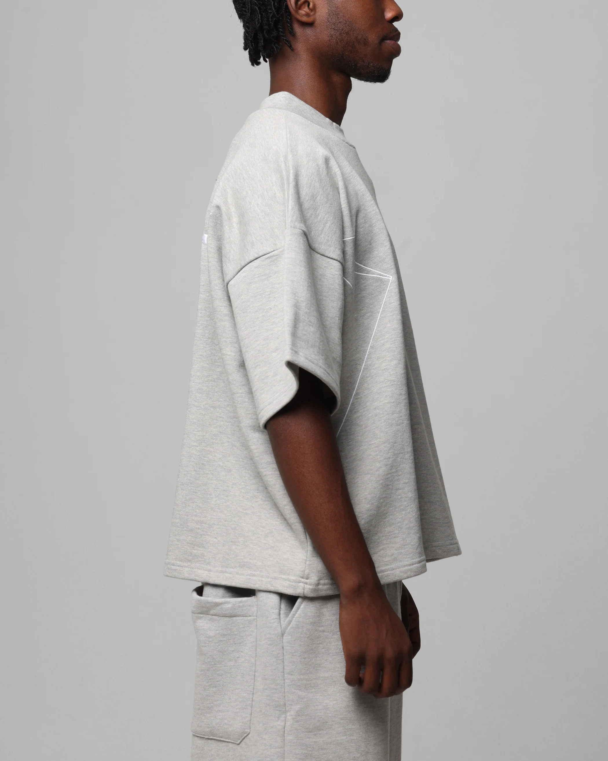 Loiter Dark Performance T-Shirt Grey - Image 5