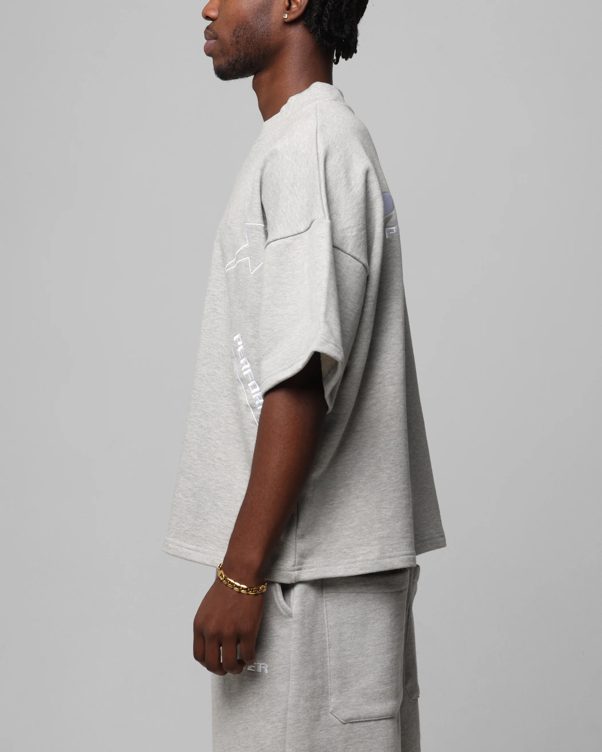 Loiter Dark Performance T-Shirt Grey - Image 6