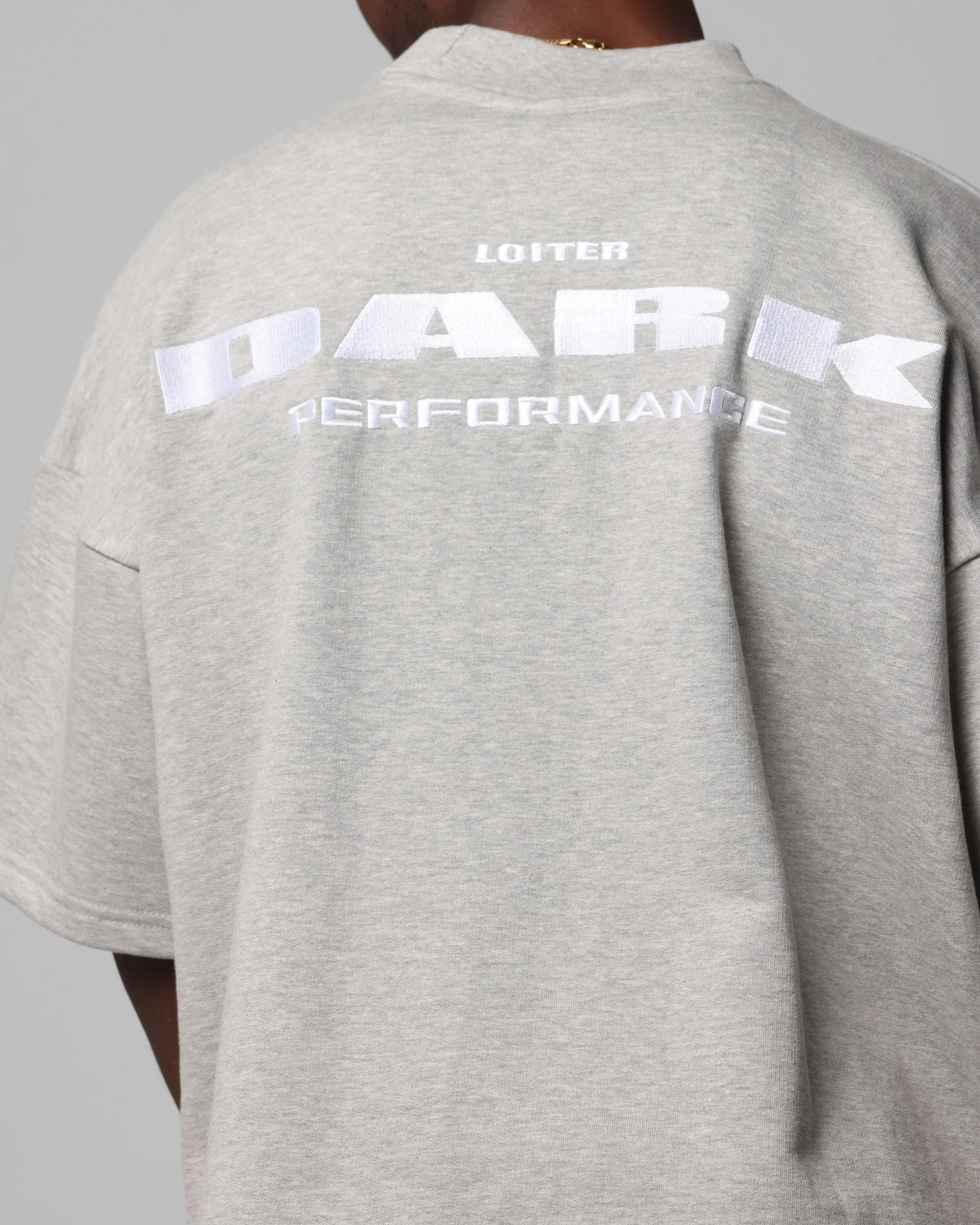 Loiter Dark Performance T-Shirt Grey - Image 8