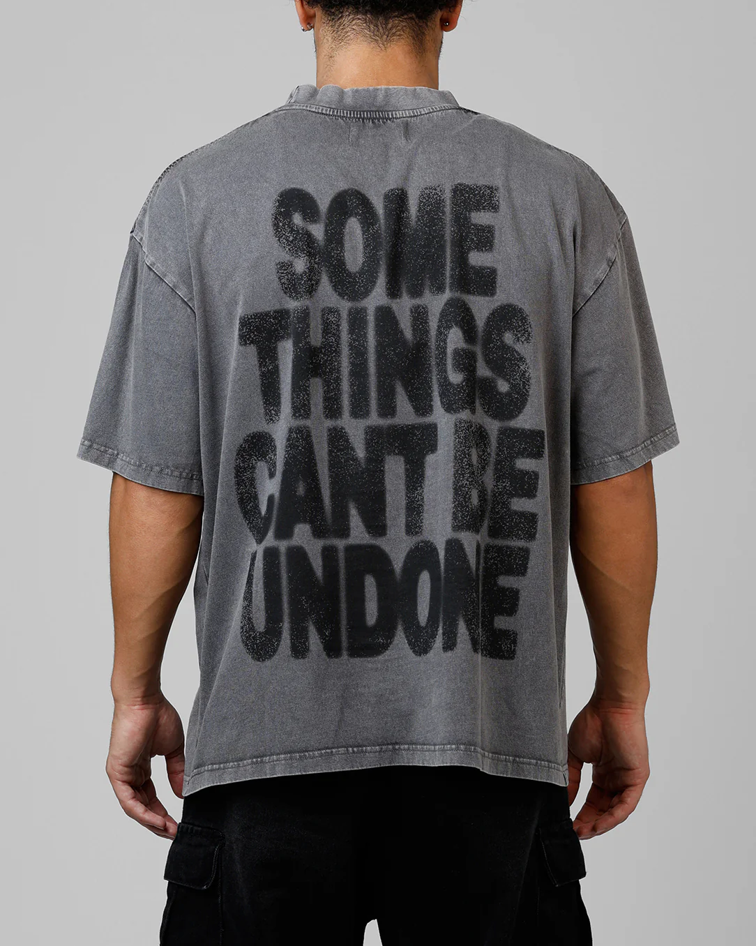 Desire T-Shirt Washed Charcoal - Image 2