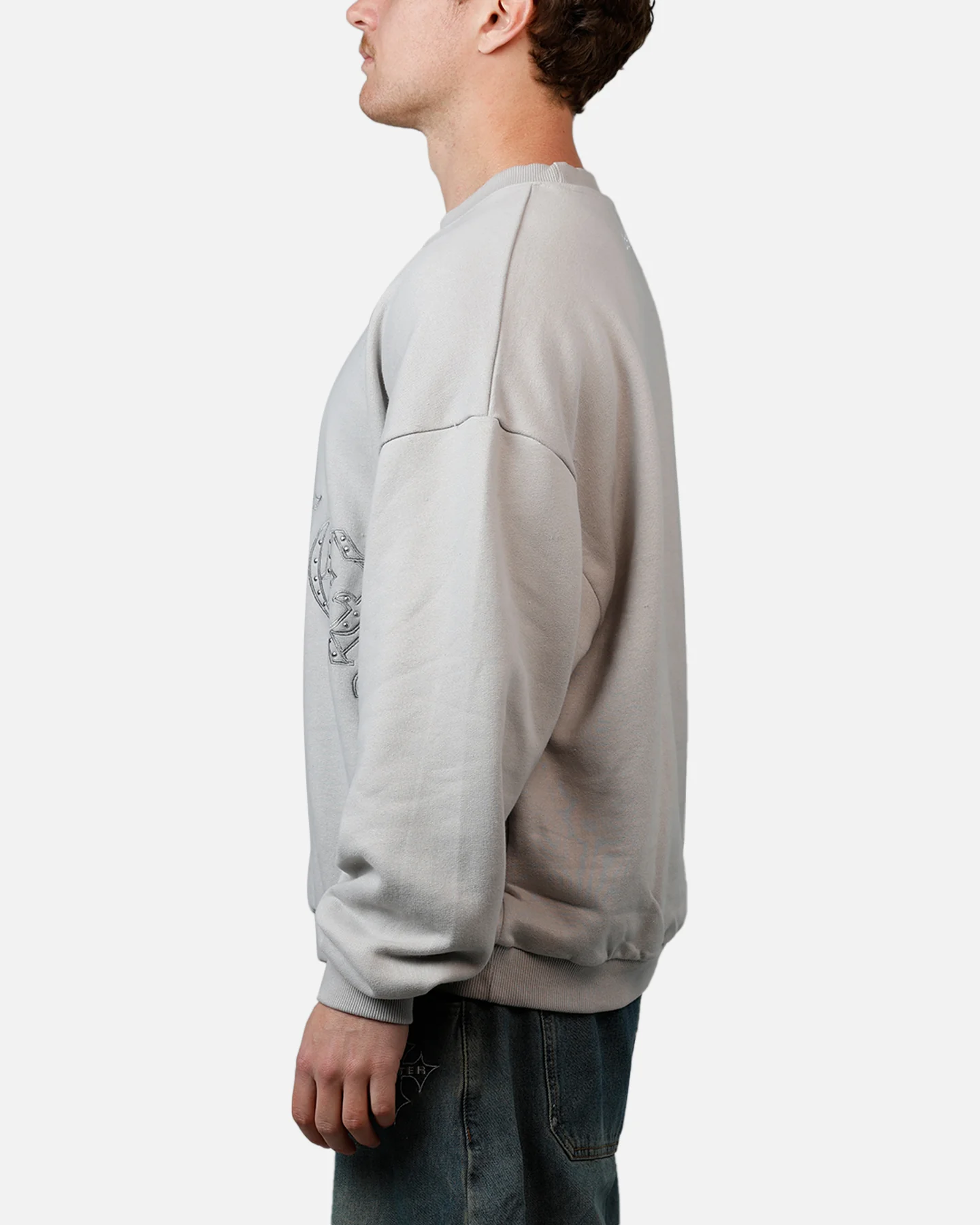 Destruct Crewneck Grey - Image 5
