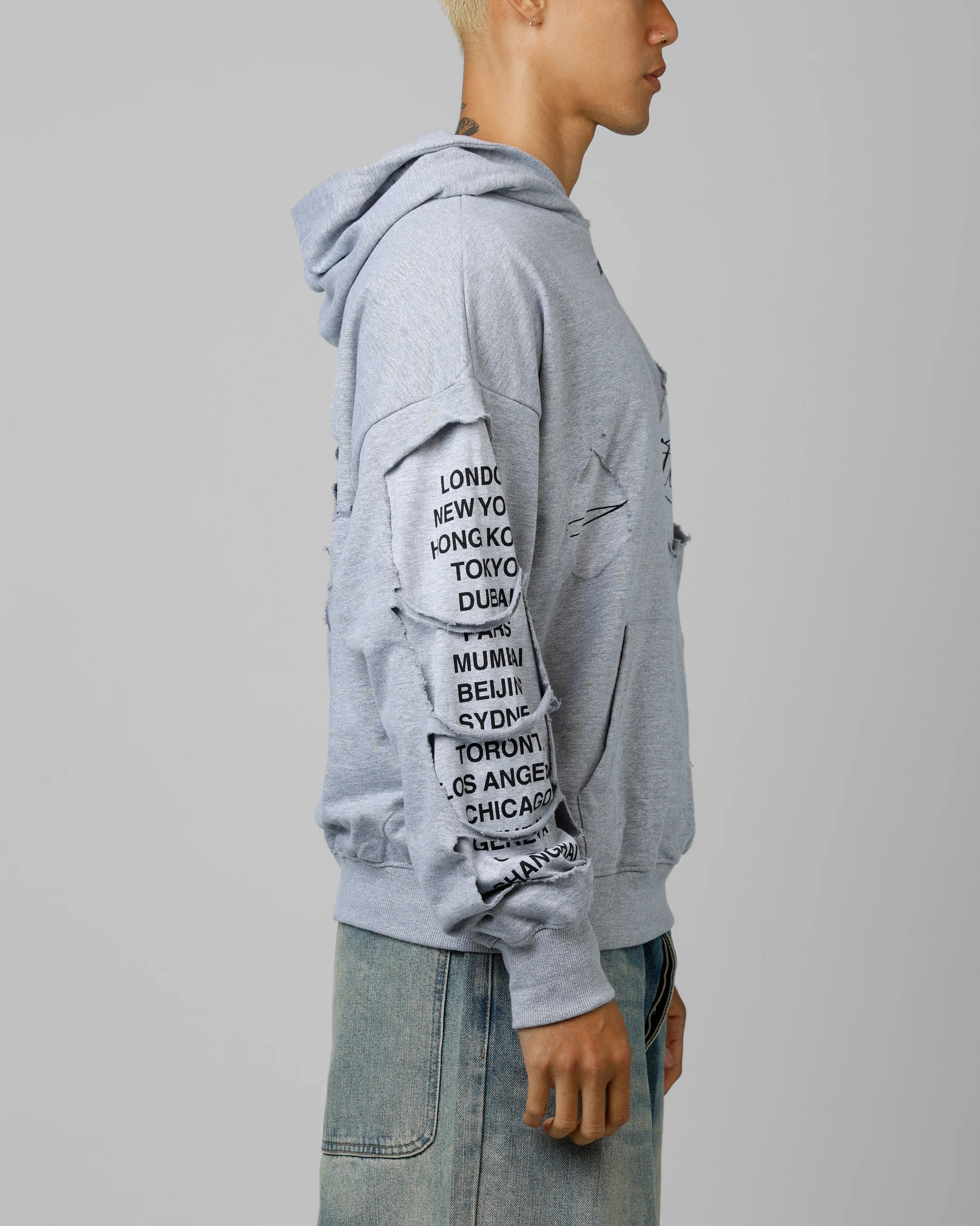 Destruction Hoodie Grey - Image 4