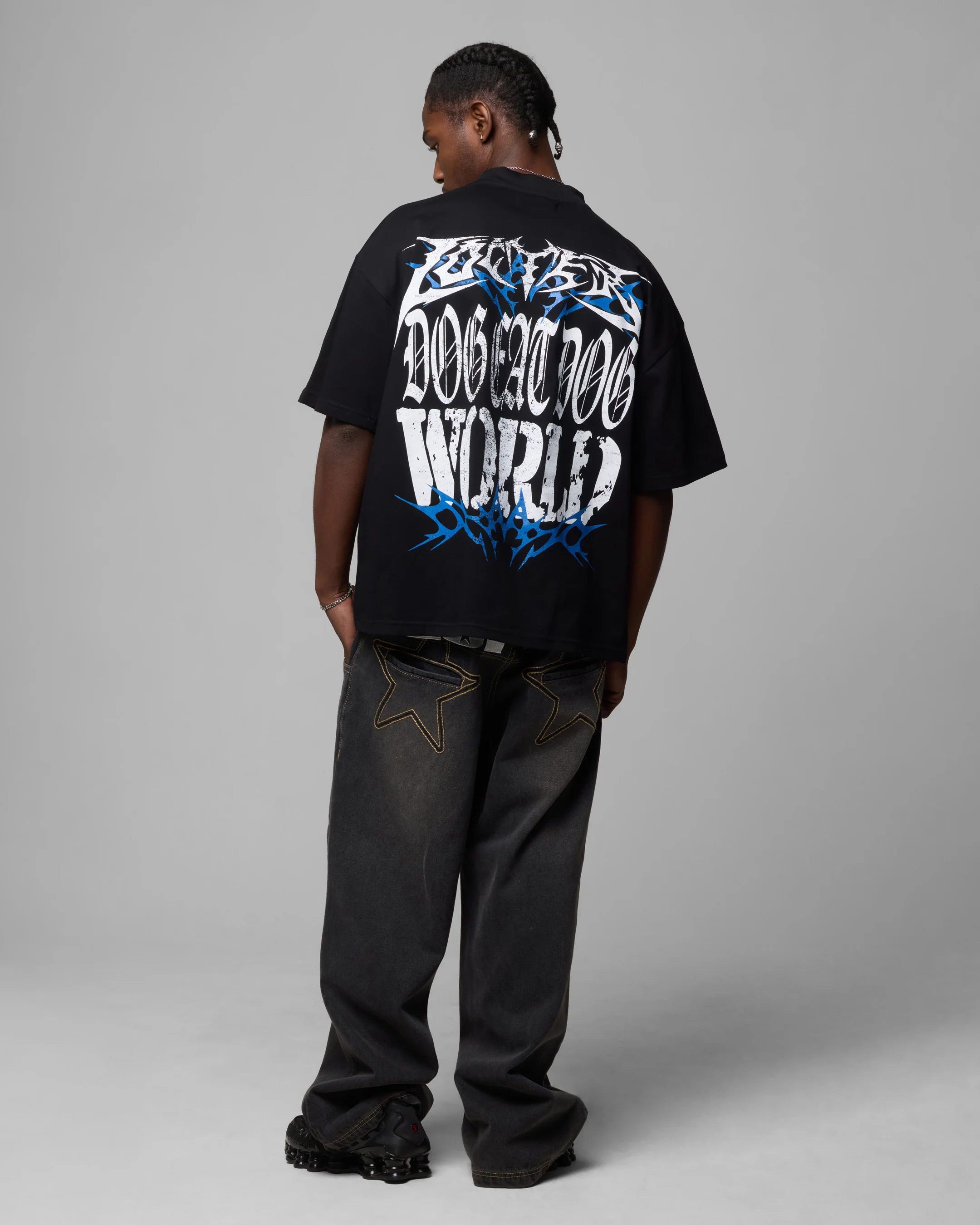 Dog Eat Dog Vintage T-Shirt Black - Image 3